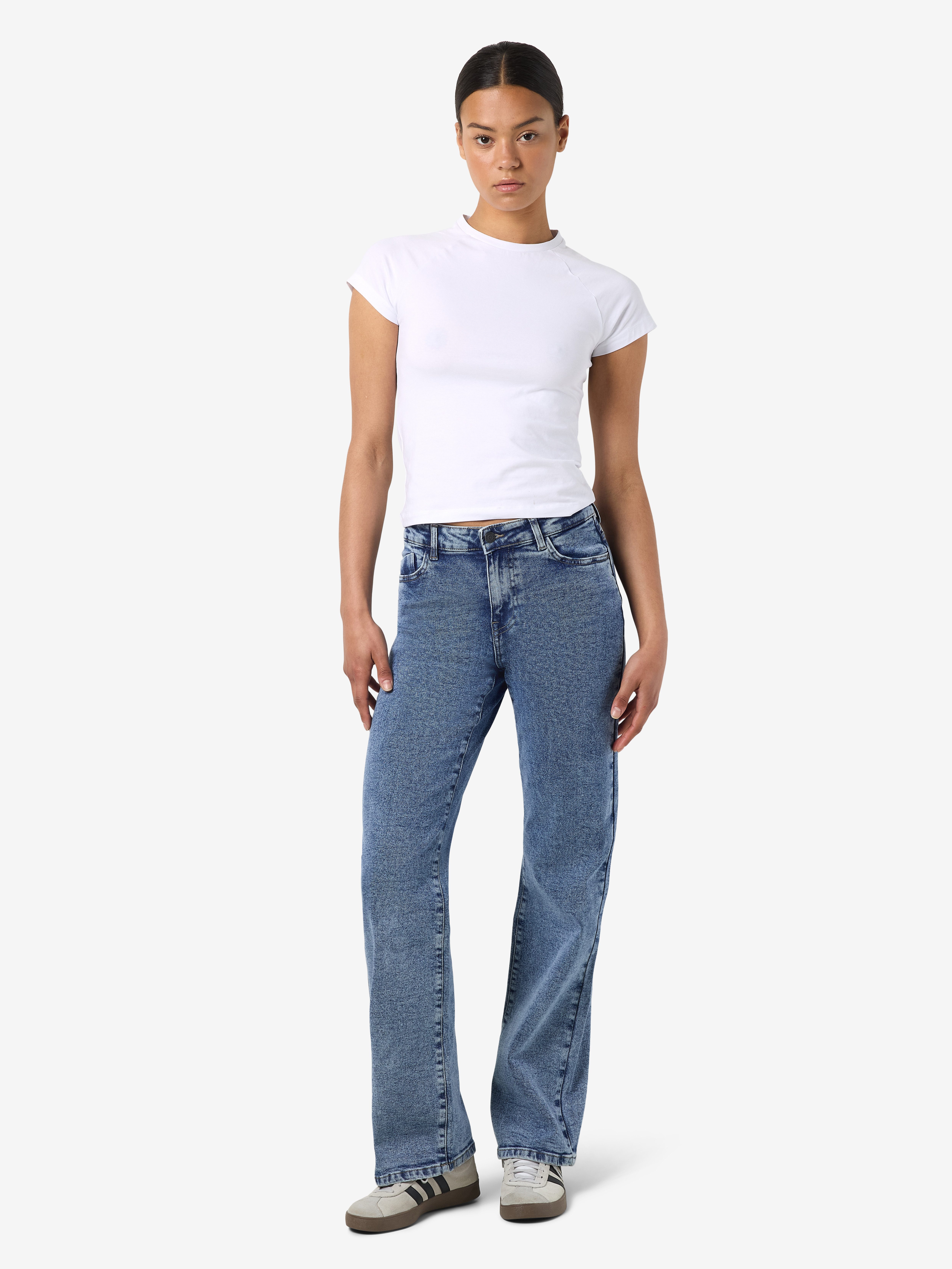 Noisy may Wijde jeans NMYOLANDA NW WIDE JEANS AZ358MB FWD NOOS