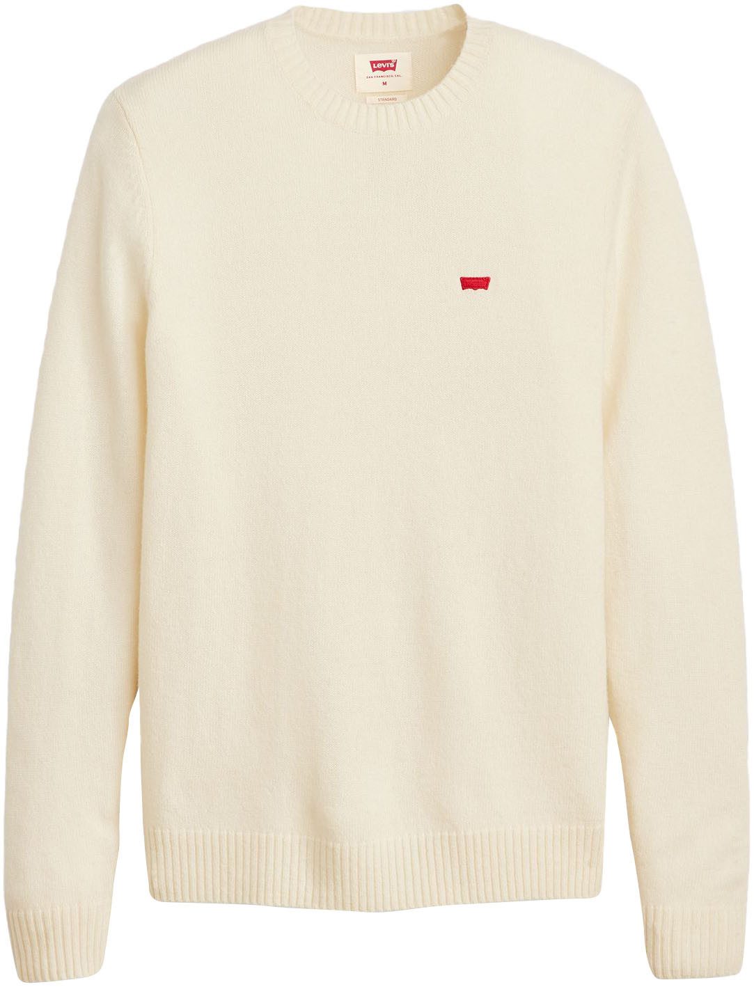 Levi's Wollen trui ORIGINAL HM SWEATER in klassieke ronde halsvorm