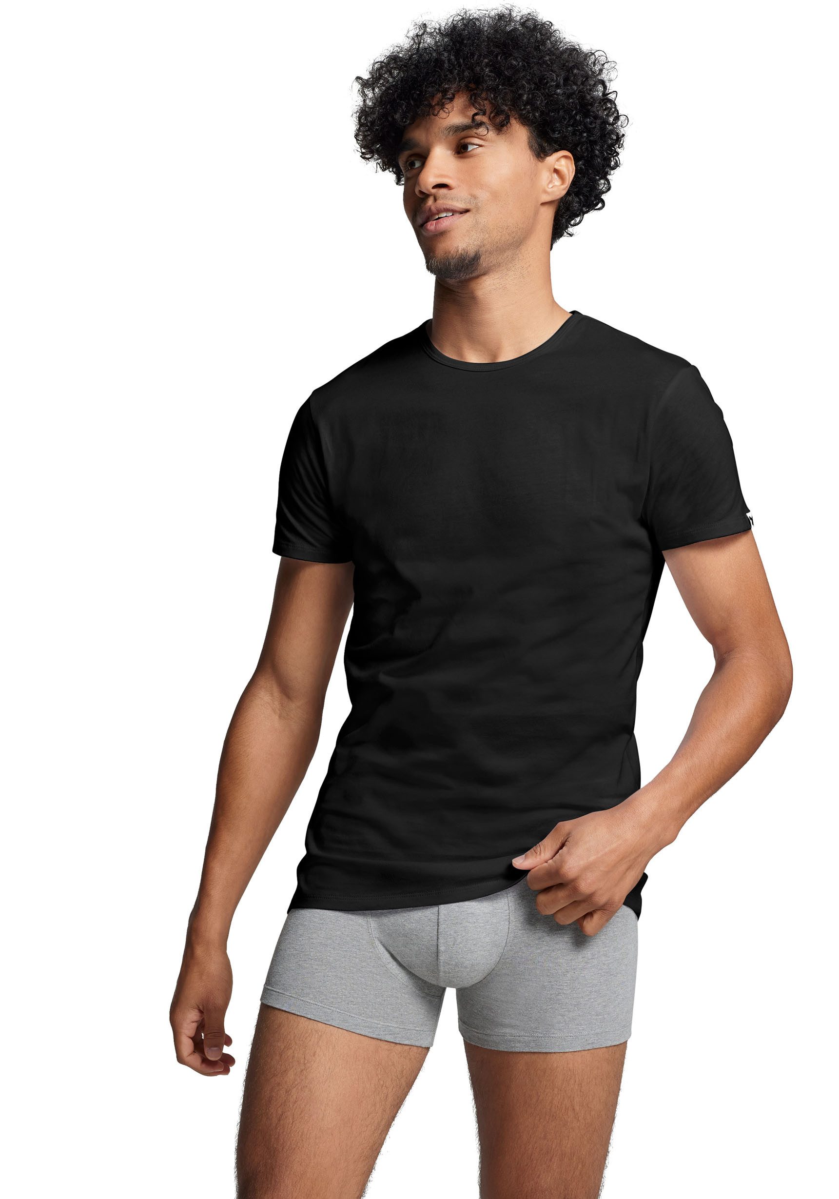 PUMA T-shirt met merklabel (Set van 2)