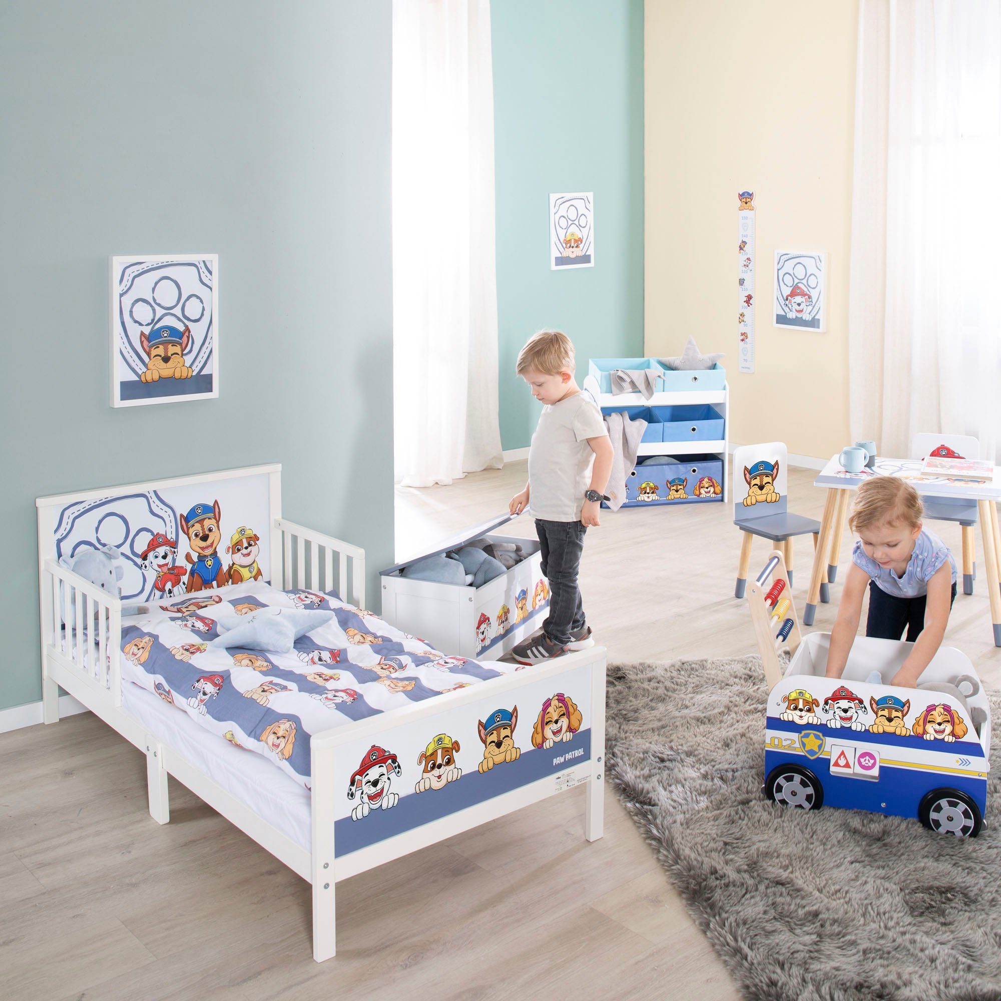 Roba® Dekenkist Paw Patrol met dekselrem