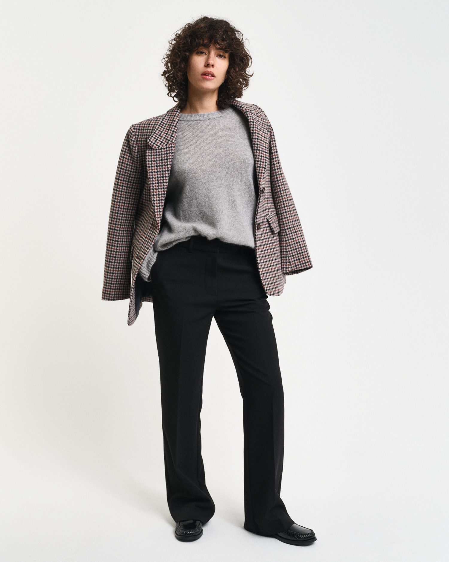 Gant Stoffen broek SLIM FLARE SLACK