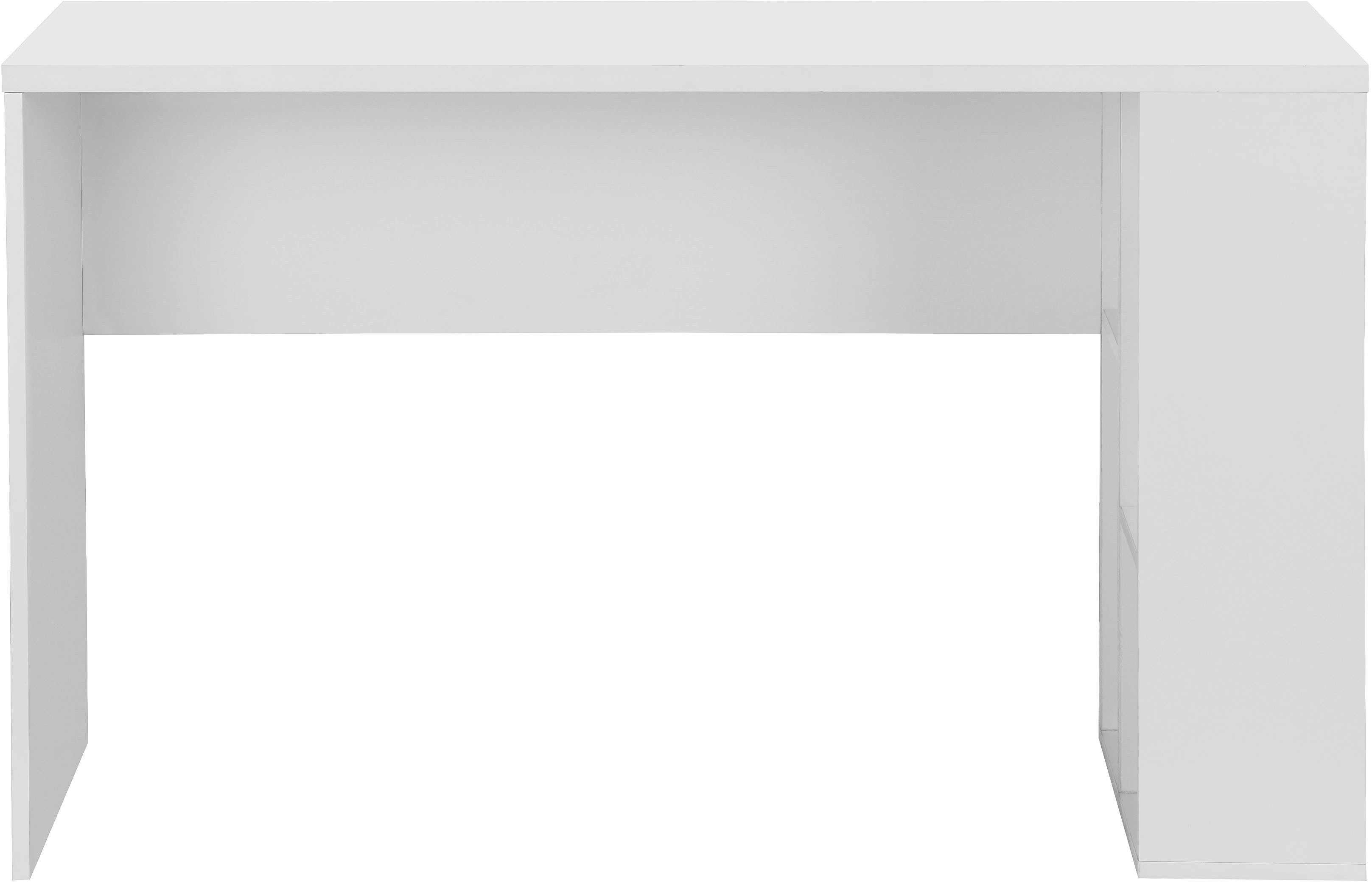 INOSIGN Bureau Ezzell zijwaarts 4 open vakken, krasbestendige coating, breedte 120 cm