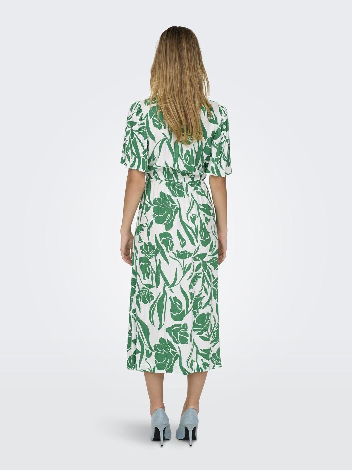 Only Zomerjurk ONLHALIA S S MIDI DRESS WVN NOOS