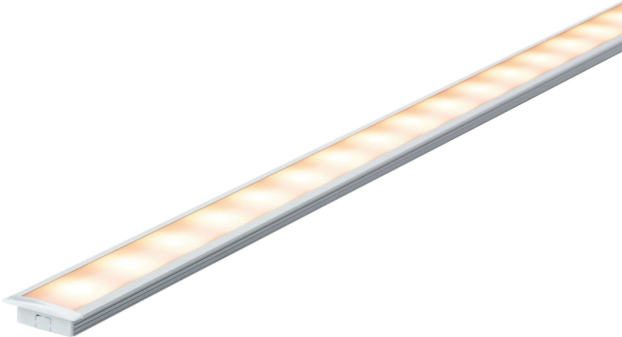 Paulmann Led-strepen Vloer Profiel met Diffuser 100cm Geanodiseerd Alu, Satin, Alu/Kunststof Alu (1 stuk)