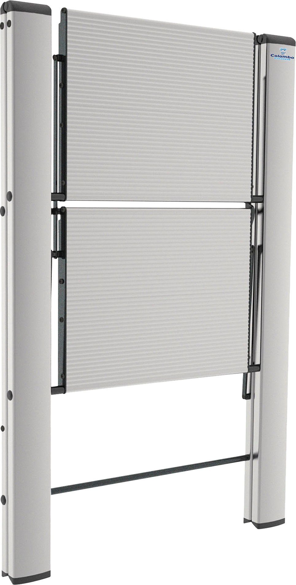 Colombo Newscal Huishoudtrapje Leonardo Black 1 2-traps, draagvermogen 150 kg, aluminium