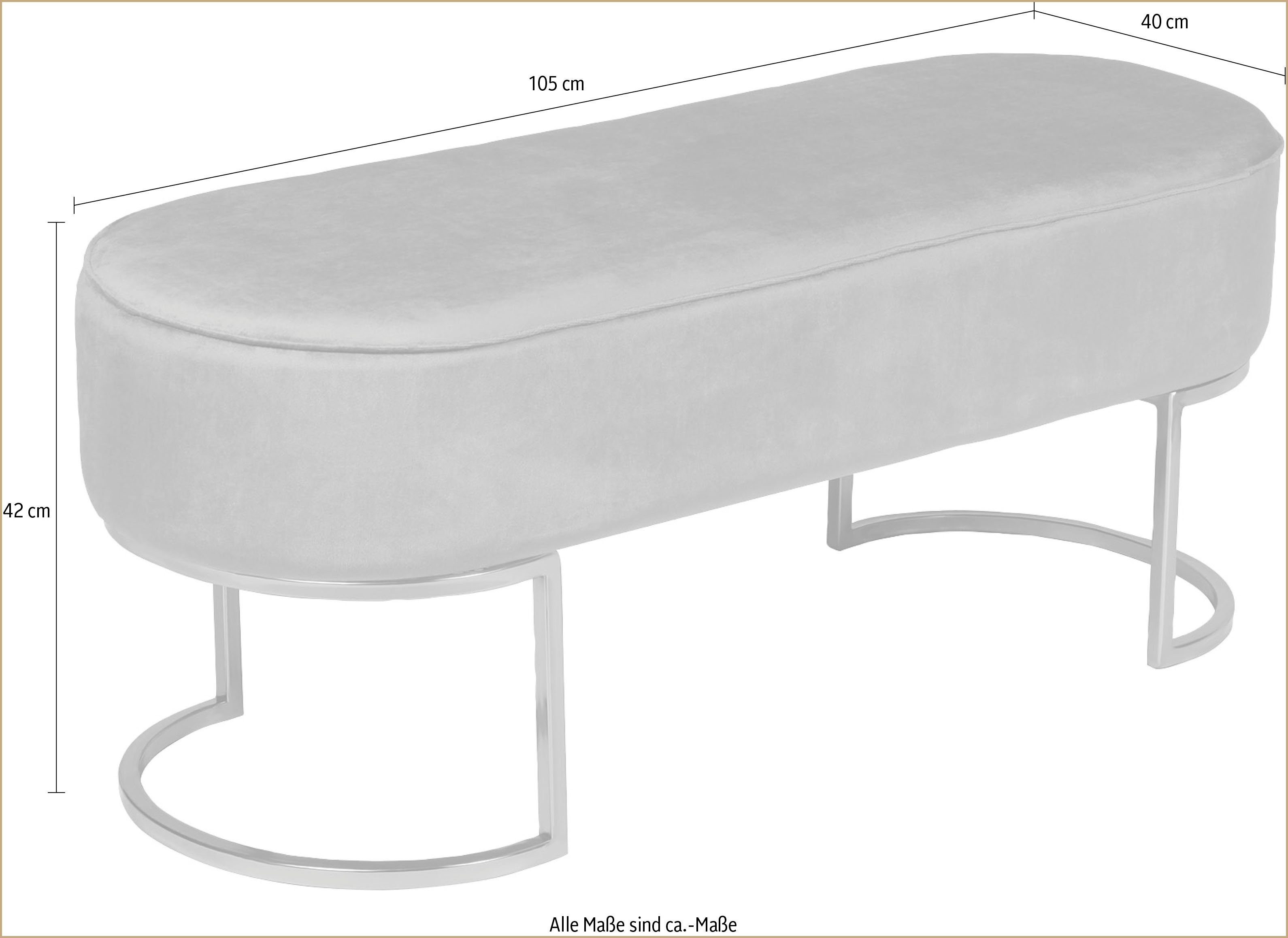 Kayoom Zitbank Athea, comfortabele bekleding met maximaal zitcomfort comfortabel, elegant, zachte stofbekleding, verschillende kleurvarianten (1 stuk)