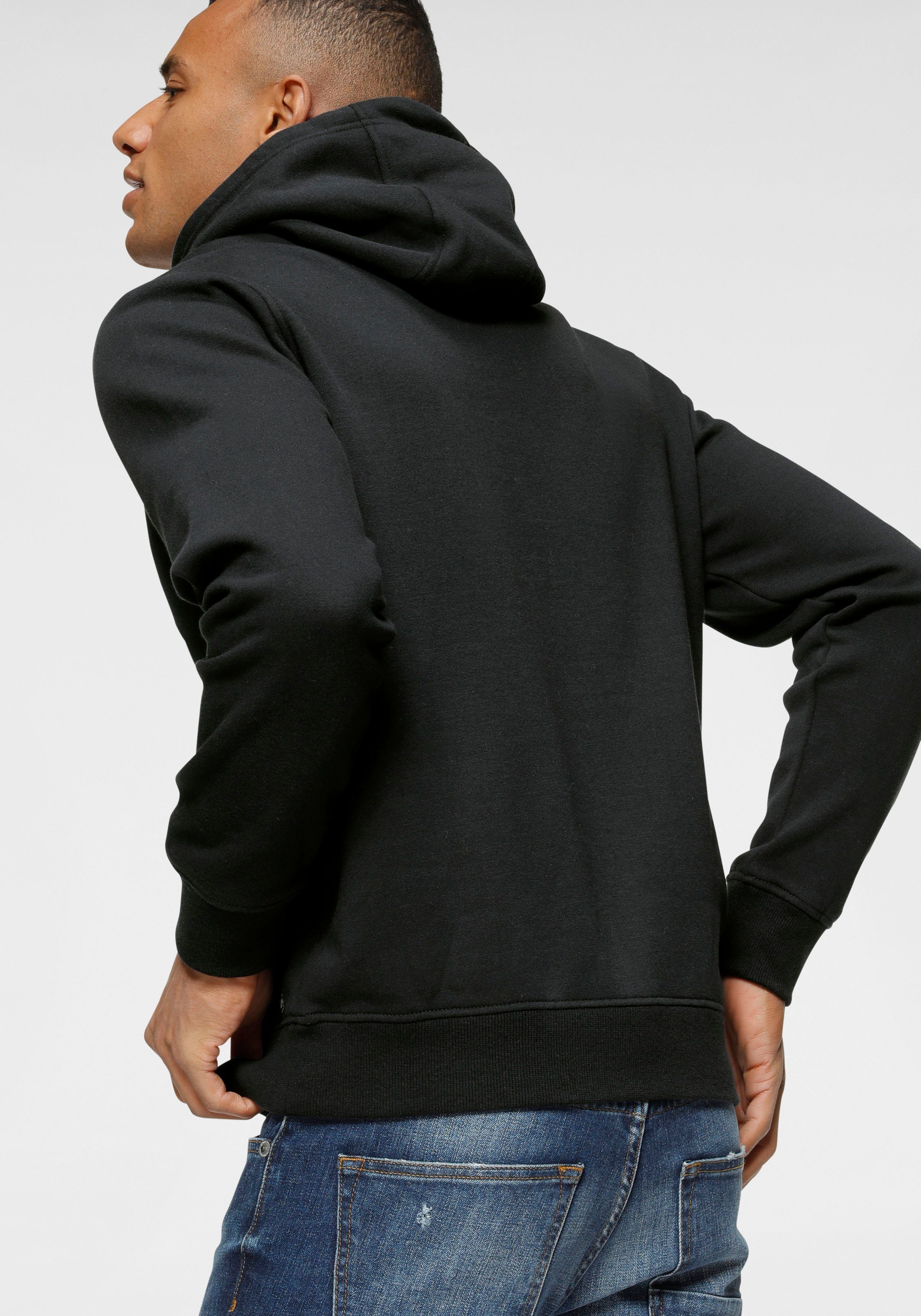 Bruno Banani Hoodie Lange mouwen, smalle pasvorm, bedrukt uiterlijk