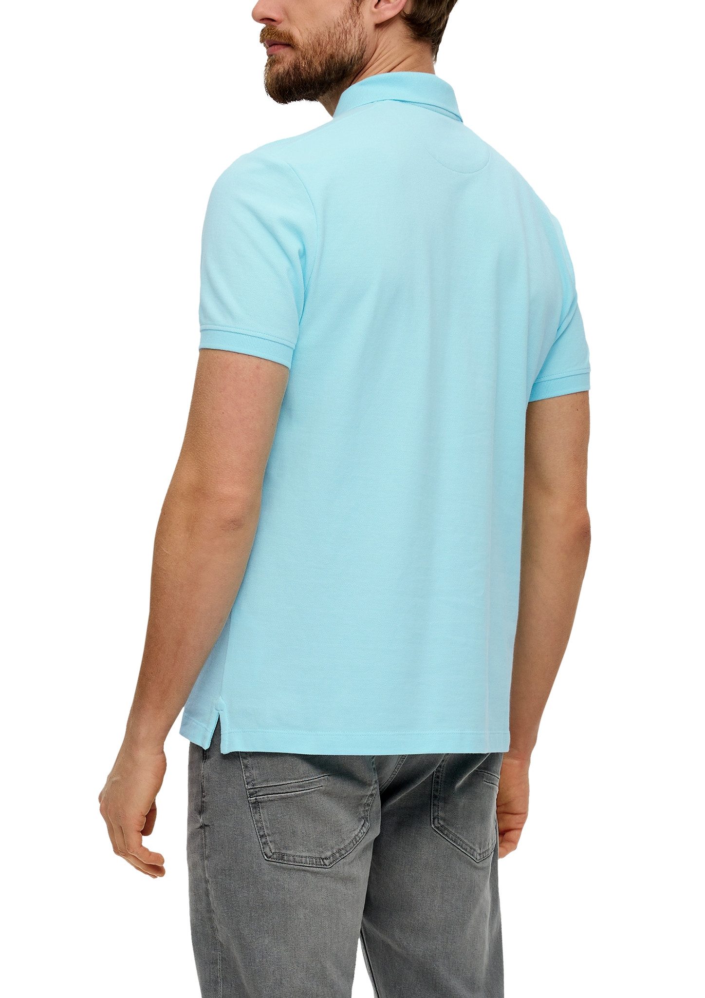 s.Oliver Poloshirt met geborduurd logo