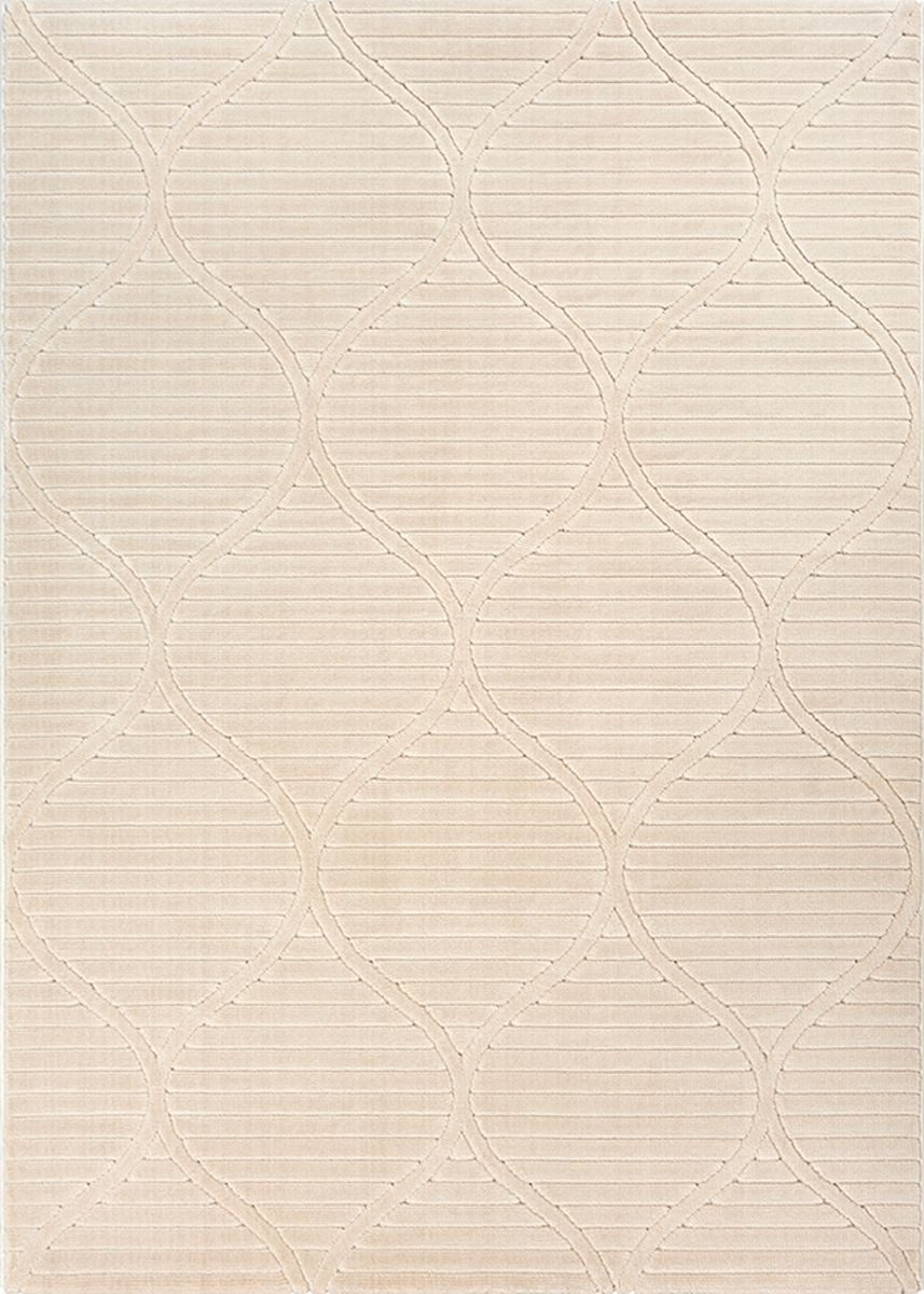 The carpet Vloerkleed Parma moderne woonkamer tapijt geschikt voor buiten, dichte pool