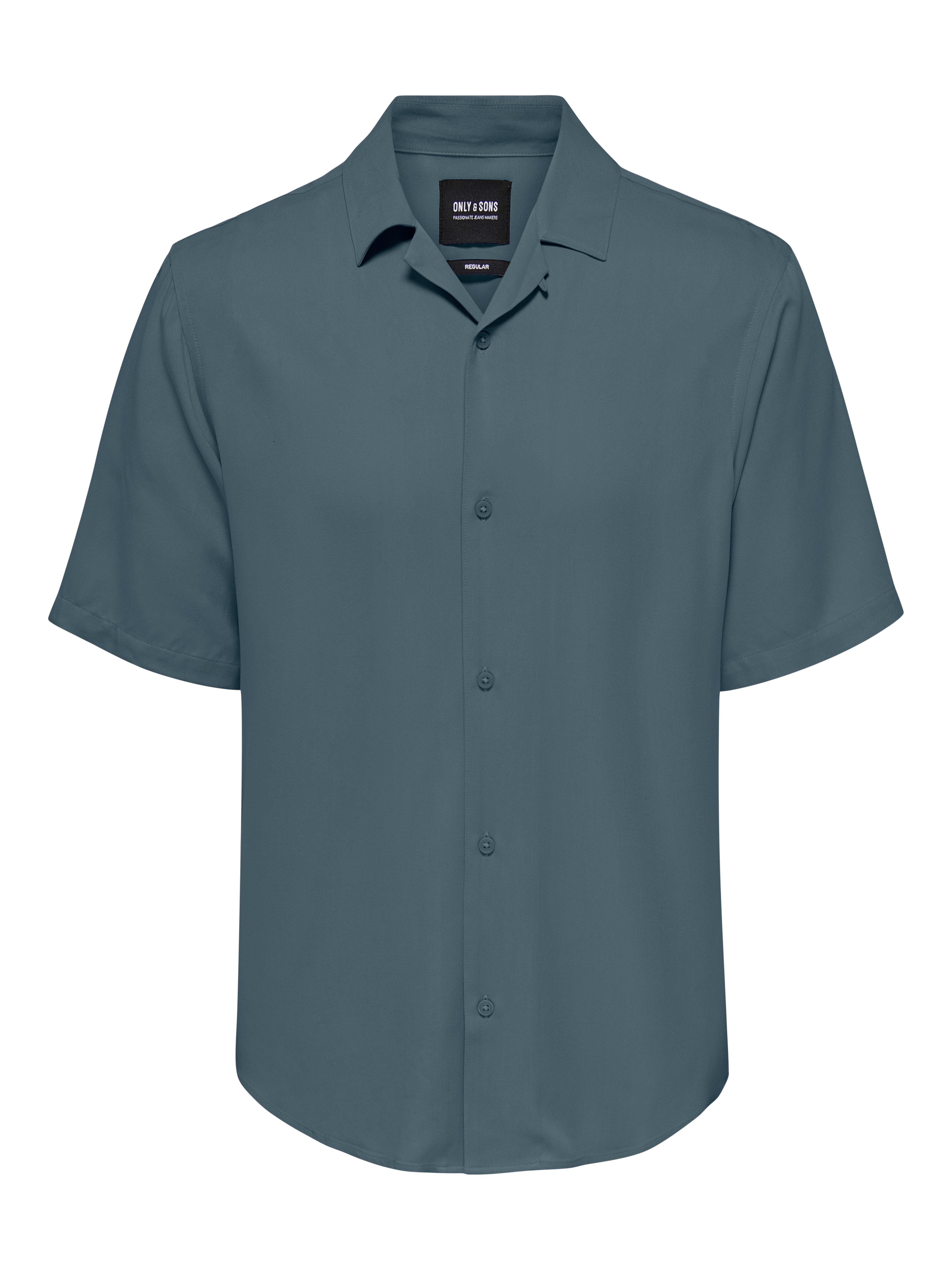 ONLY & SONS Overhemd met korte mouwen ONSDASH LIFE REG VISC RES SS SHIRT