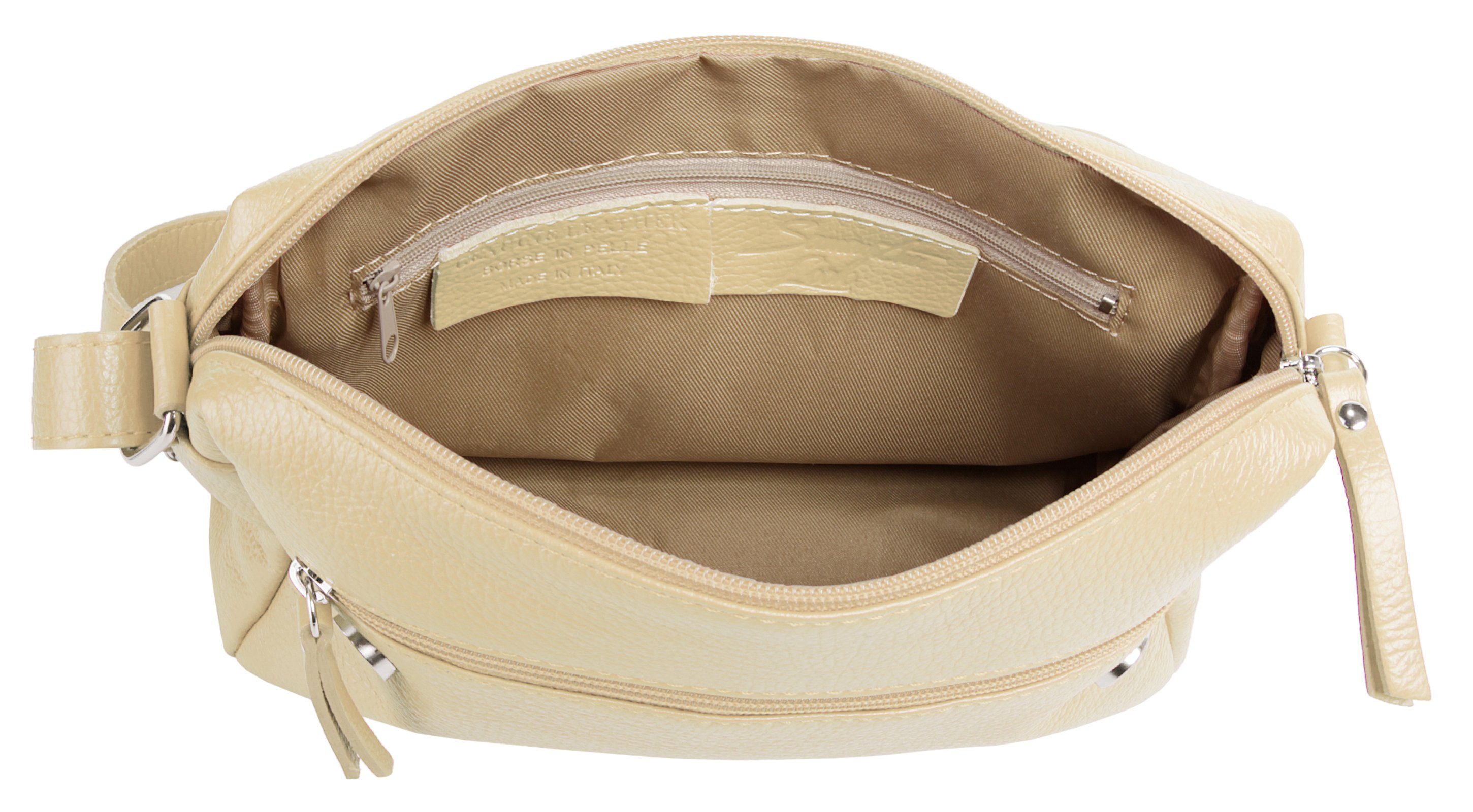 Samantha Look Schoudertas echt leer, made in italy