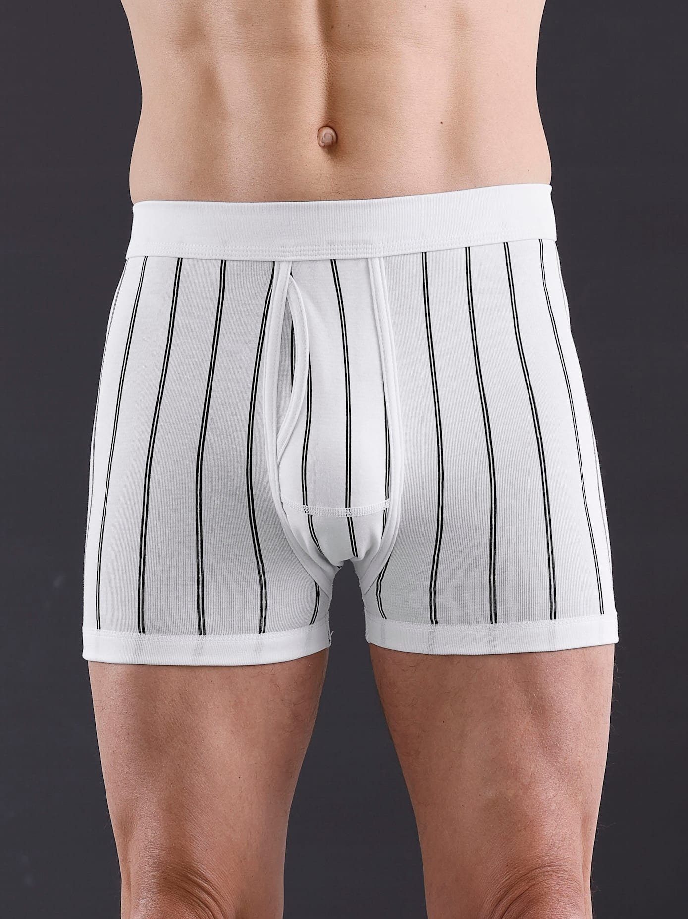wäschepur Boxershort (2 stuks) heren strakke boxershorts maat 10 wit