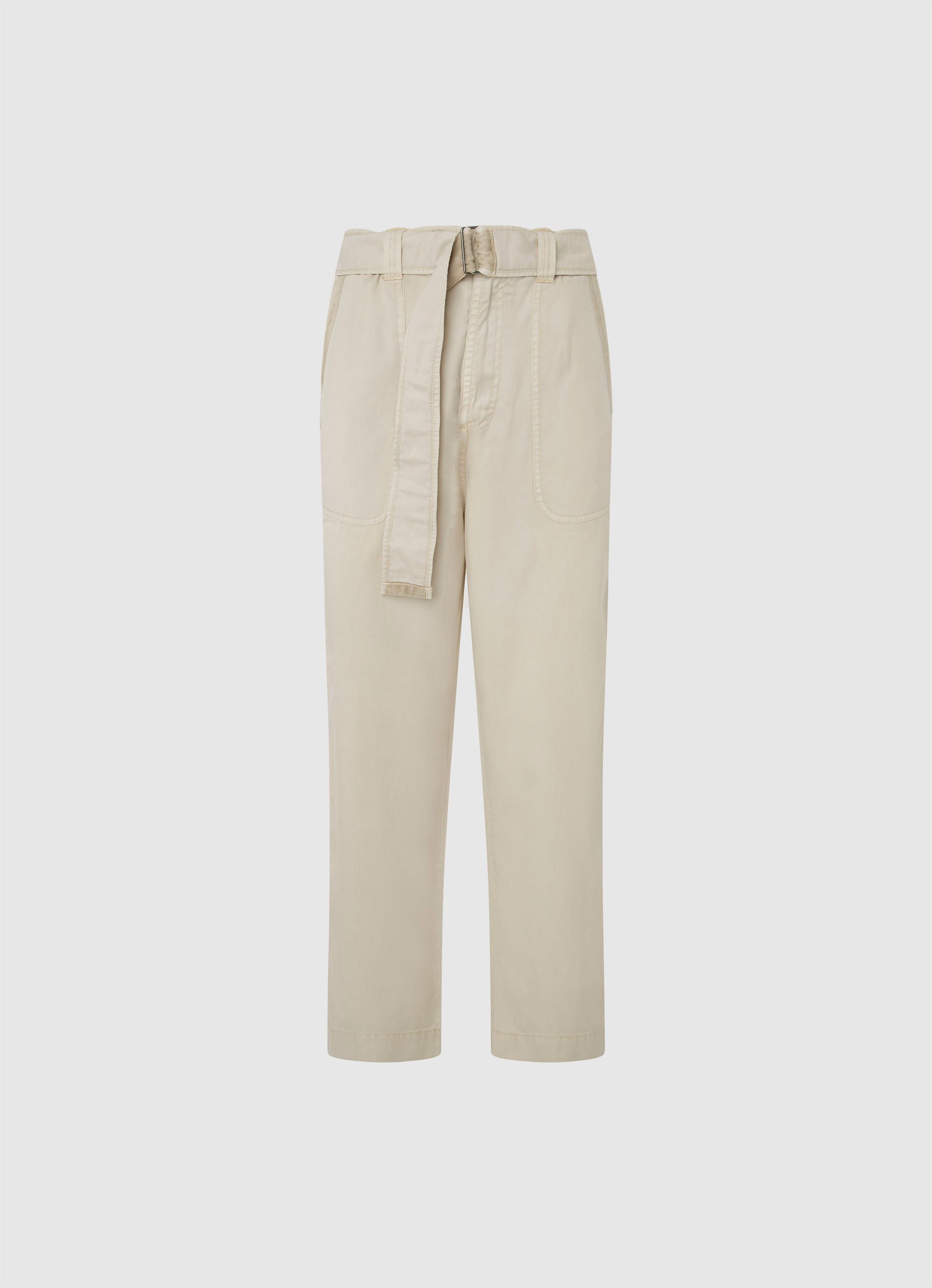 Pepe Jeans Cargobroek Aylin met streepbeleg