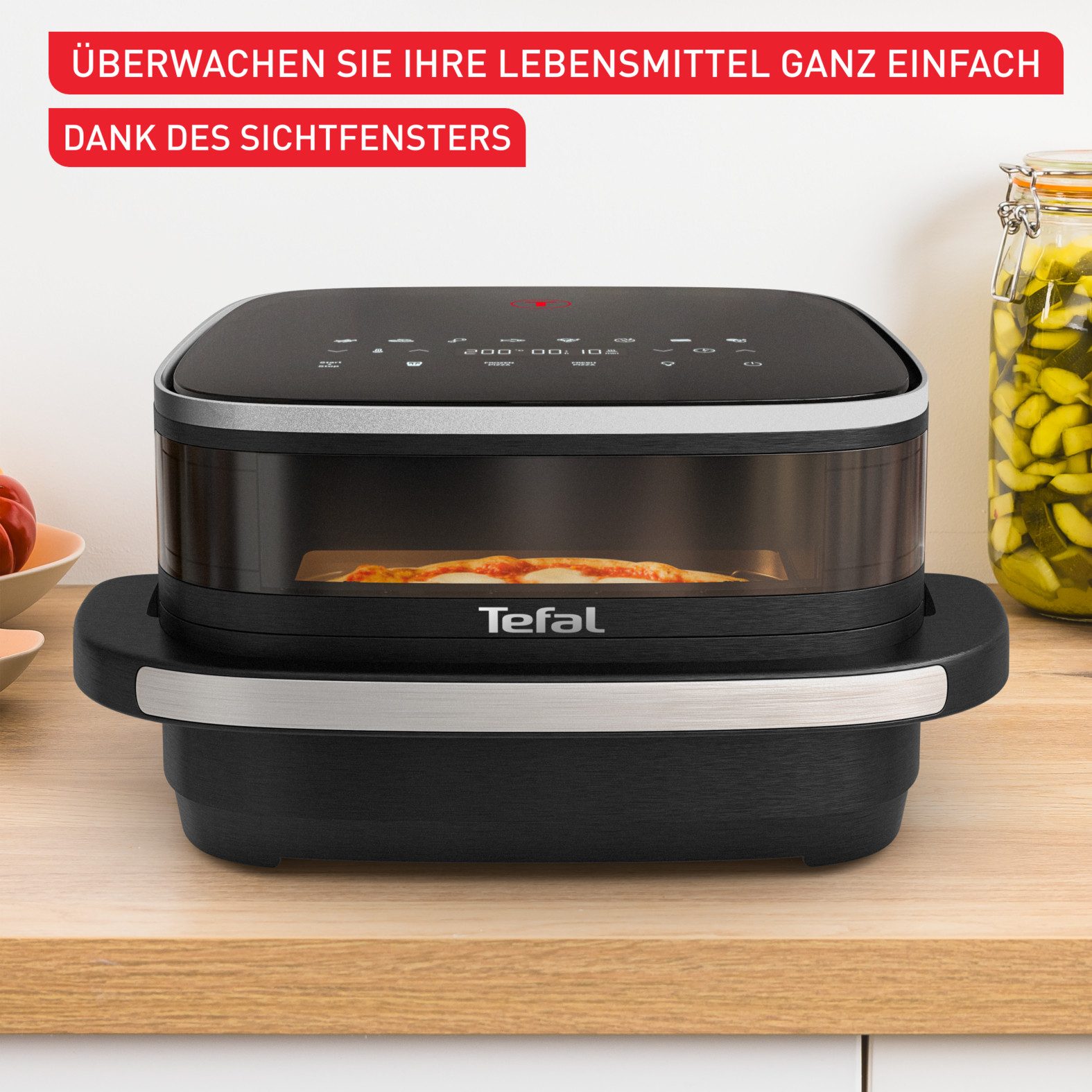 Tefal Airfryer FW4018 Easy Fry XL Surface met pizzabakfunctie