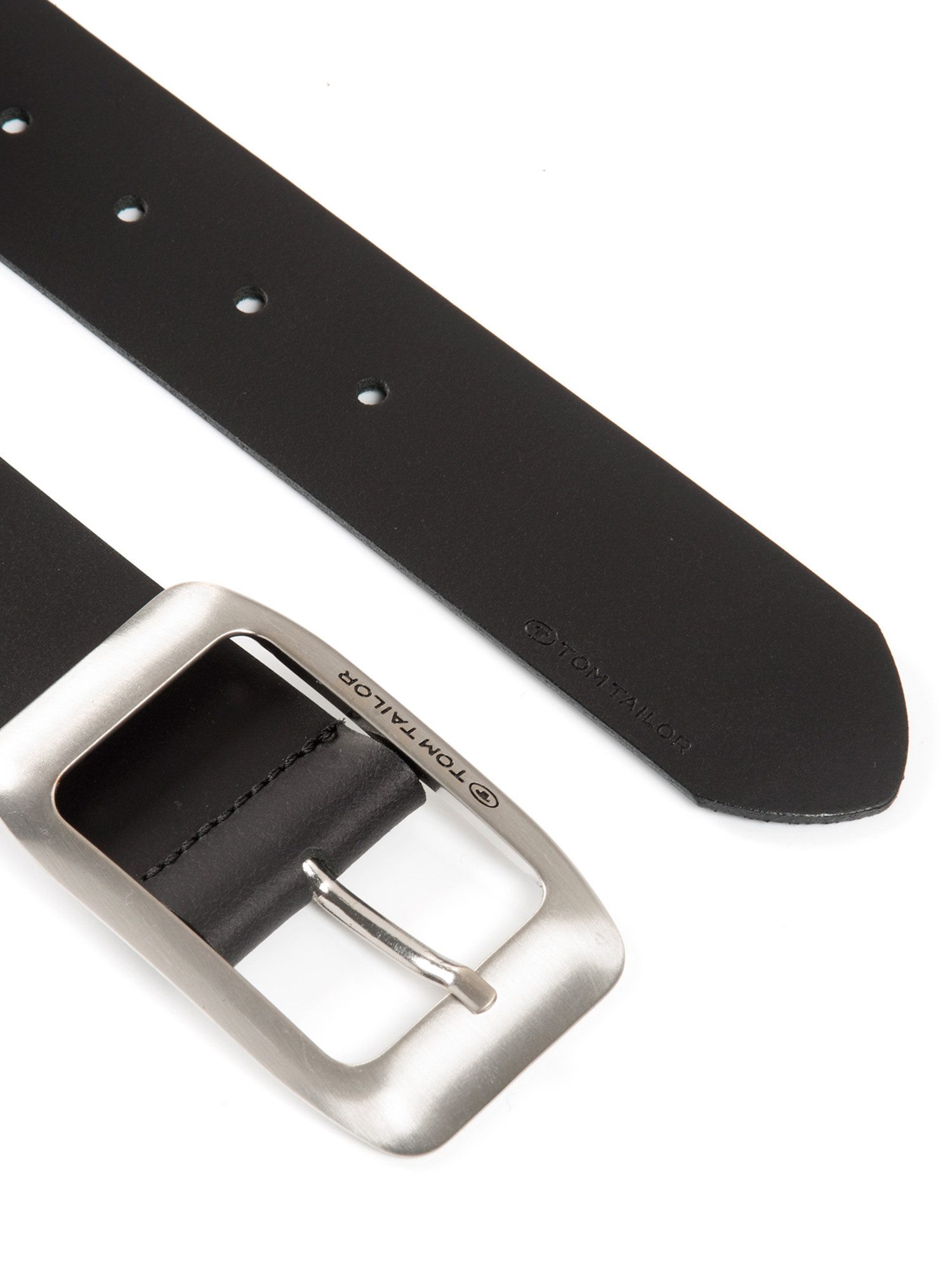 Tom Tailor Leren riem TTAMY 4 cm brede damesriem, modieus veelzijdig