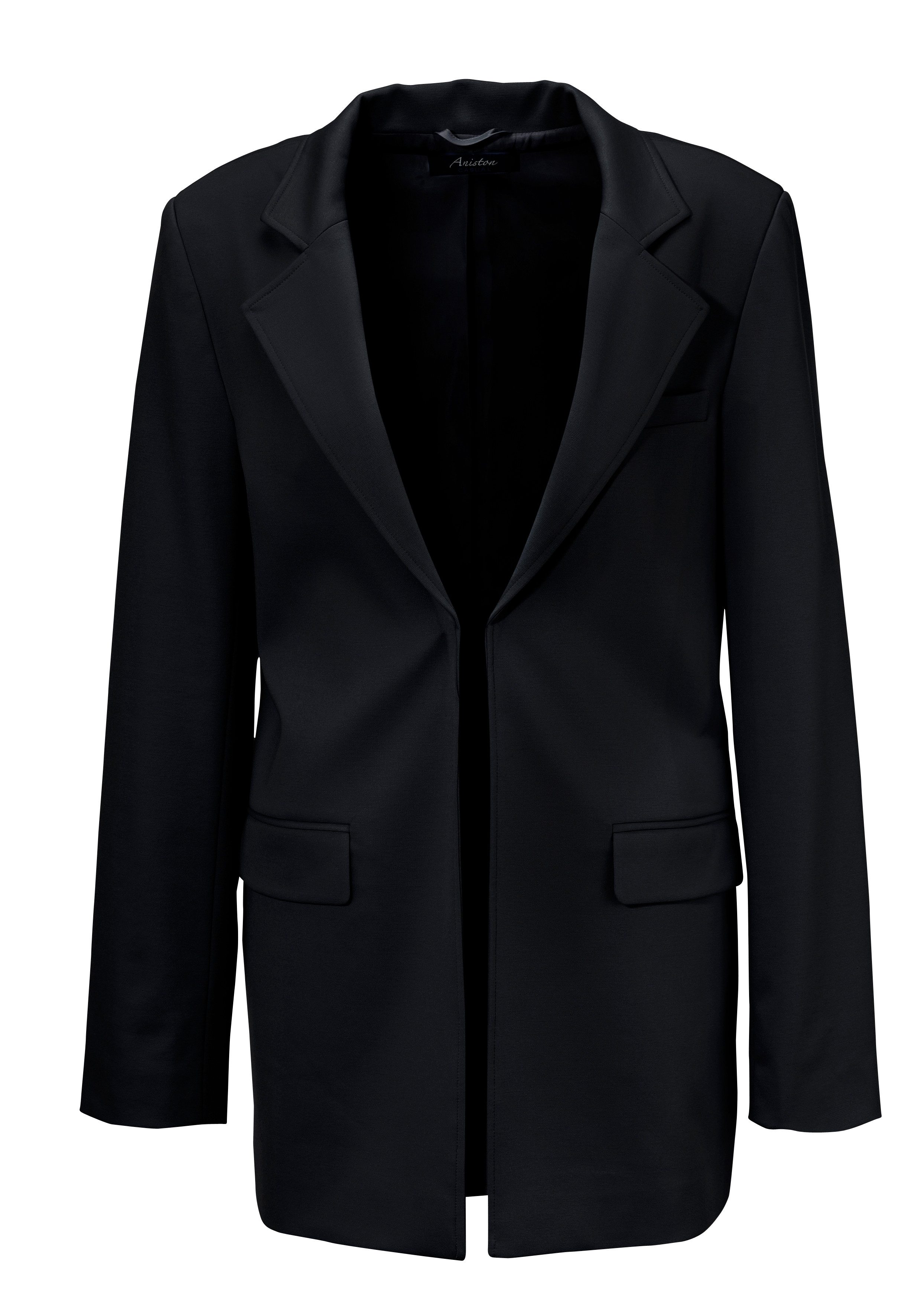 Aniston CASUAL Lange blazer met reverskraag