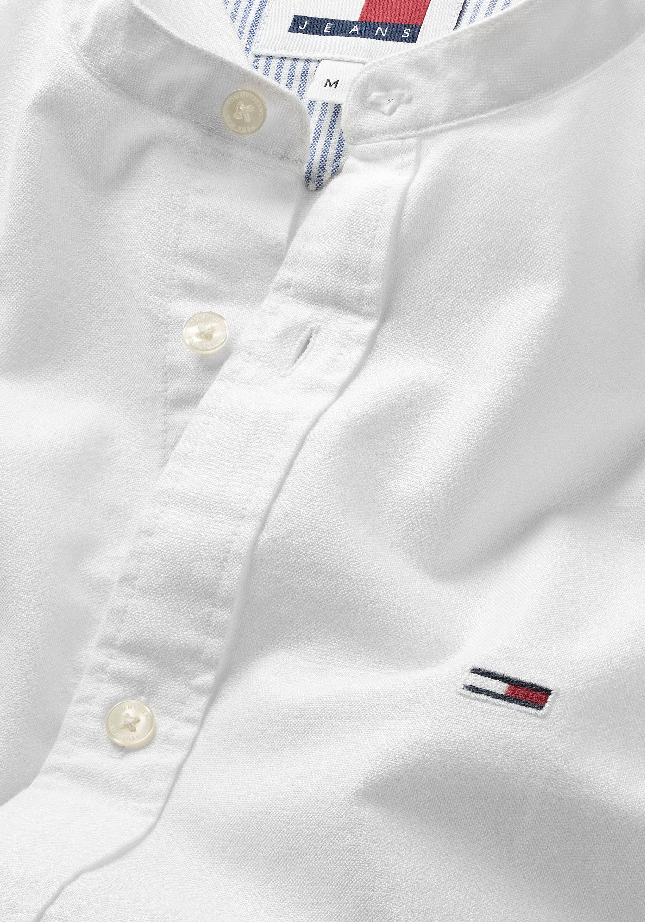 TOMMY JEANS Overhemd met lange mouwen TJM REG OXFORD MAO SHIRT