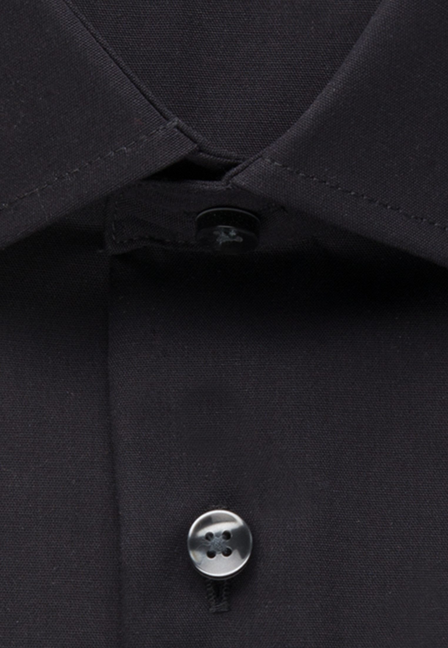 seidensticker Businessoverhemd Zwarte roos Vormgegeven Kentkraag Uni