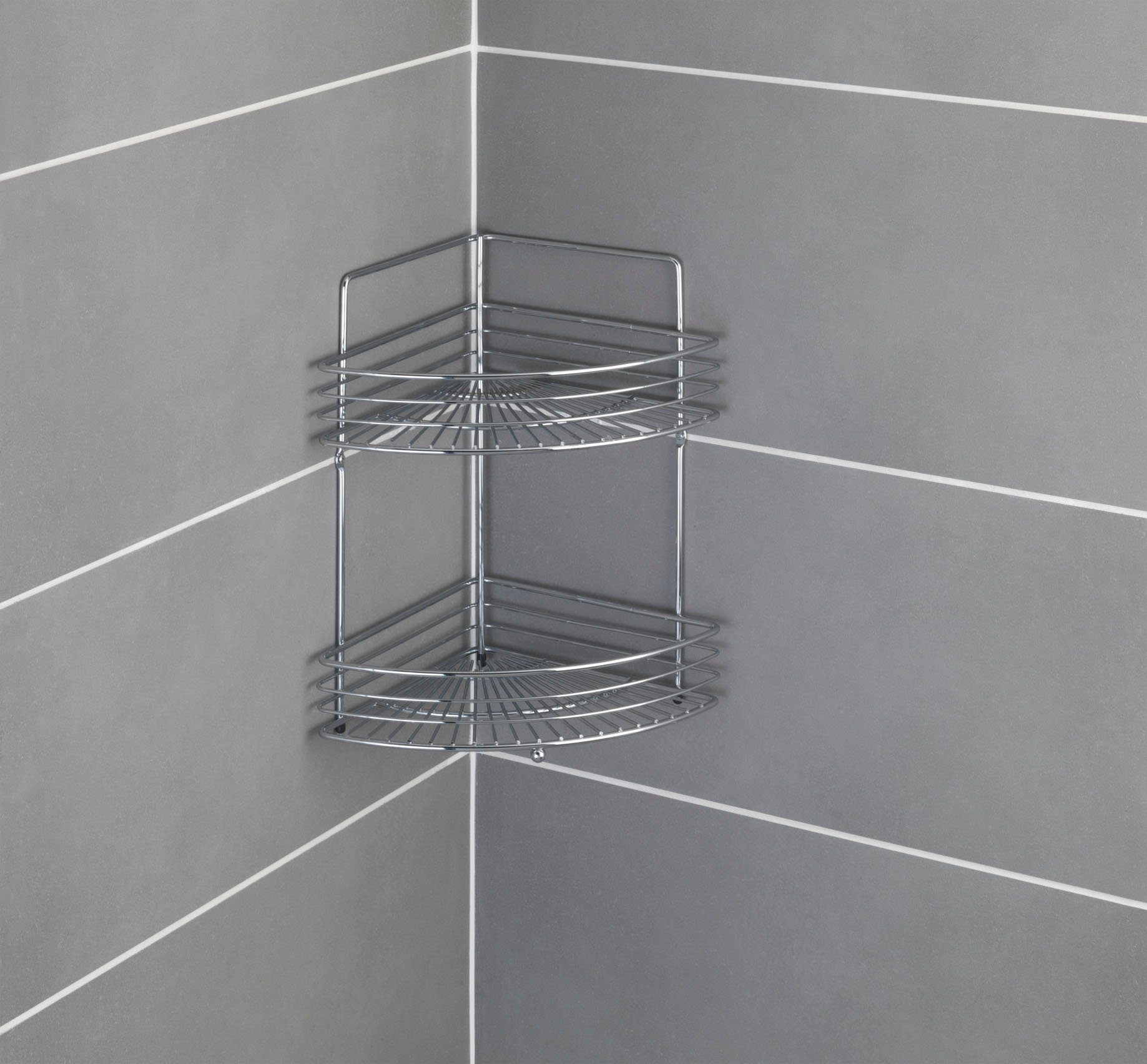 WENKO Hoekrek Milano 2 planken