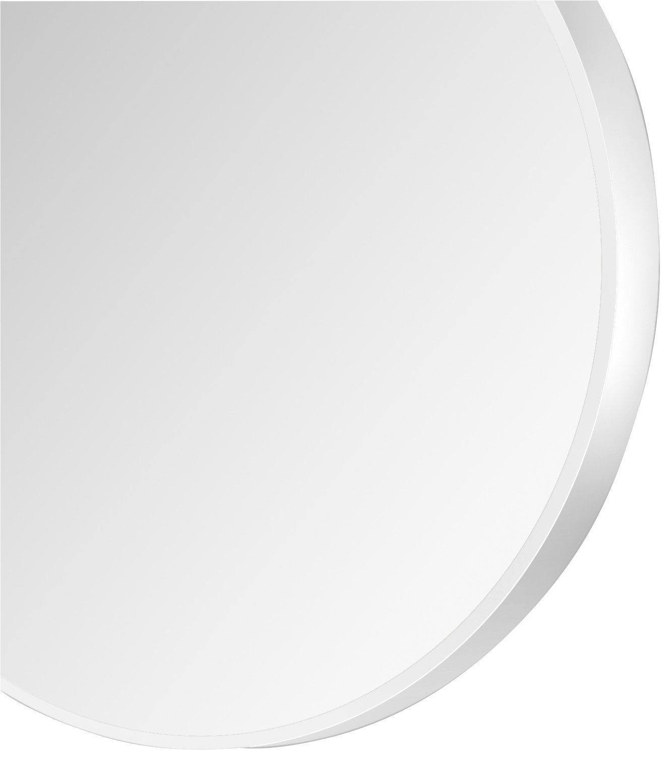 Talos Wandspiegel decoratieve ronde spiegel met aluminiumframe, ø 50 cm