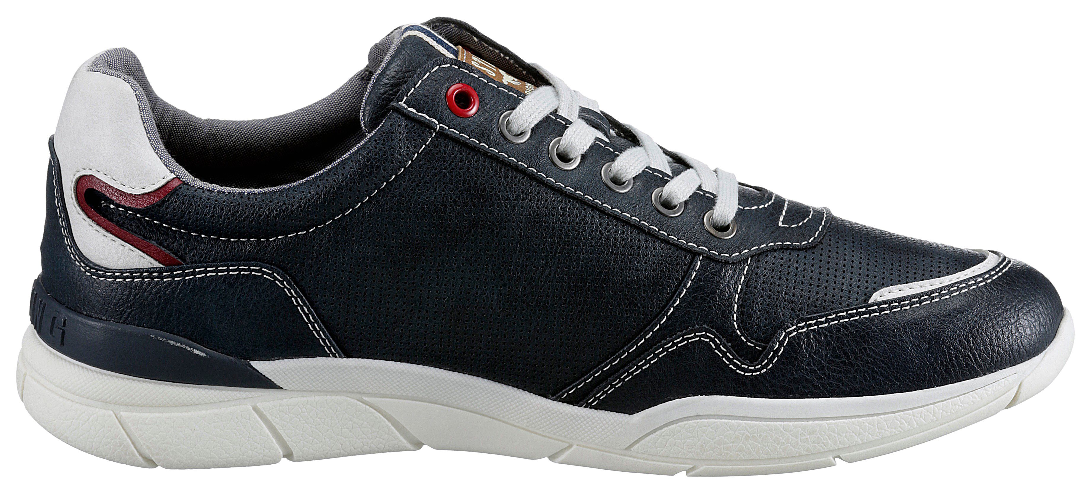 Mustang Shoes Sneakers met zijrits, vrijetijdsschoen, lage schoen, veterschoen