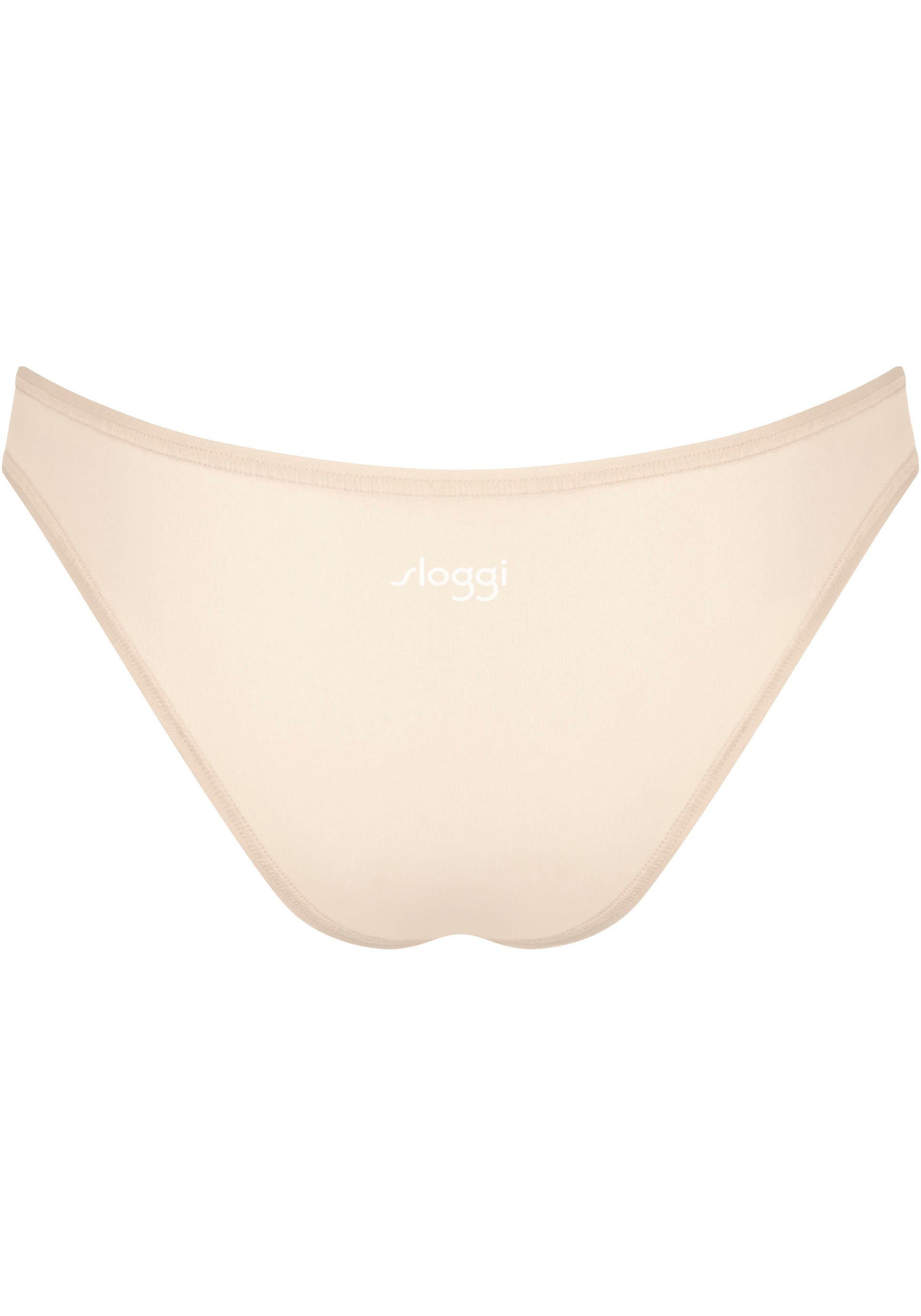 Sloggi Slip Soft ADAPT Tiny Tanga 2P past zich aan het lichaam aan (2 stuks, Set van 2)