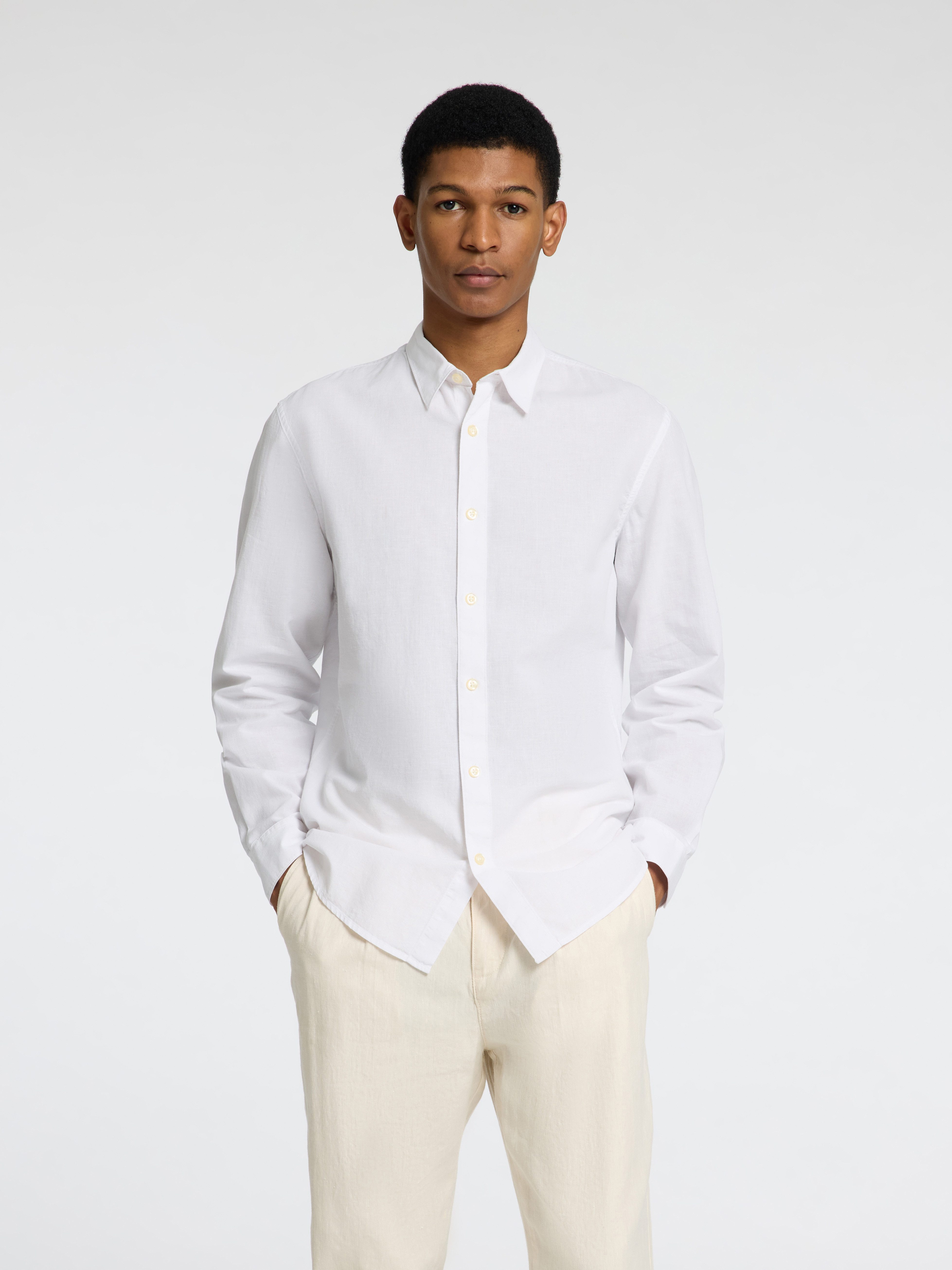 SELECTED HOMME Linnen overhemd NEW-LINEN SHIRT