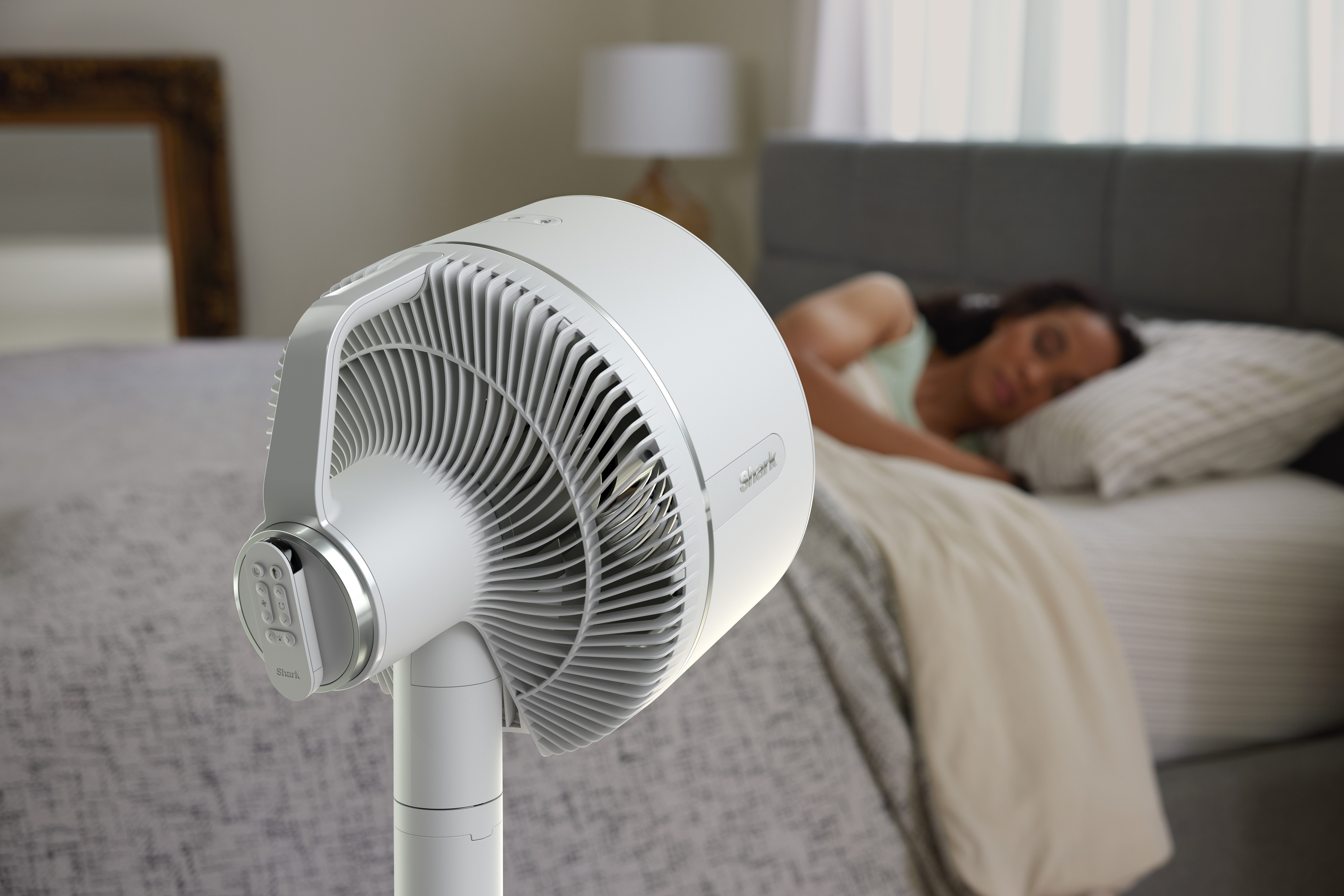 Shark Staande accu-ventilator FlexBreeze FA220EU Flüsterstille ventilator draadloos & bedraad inzetbaar