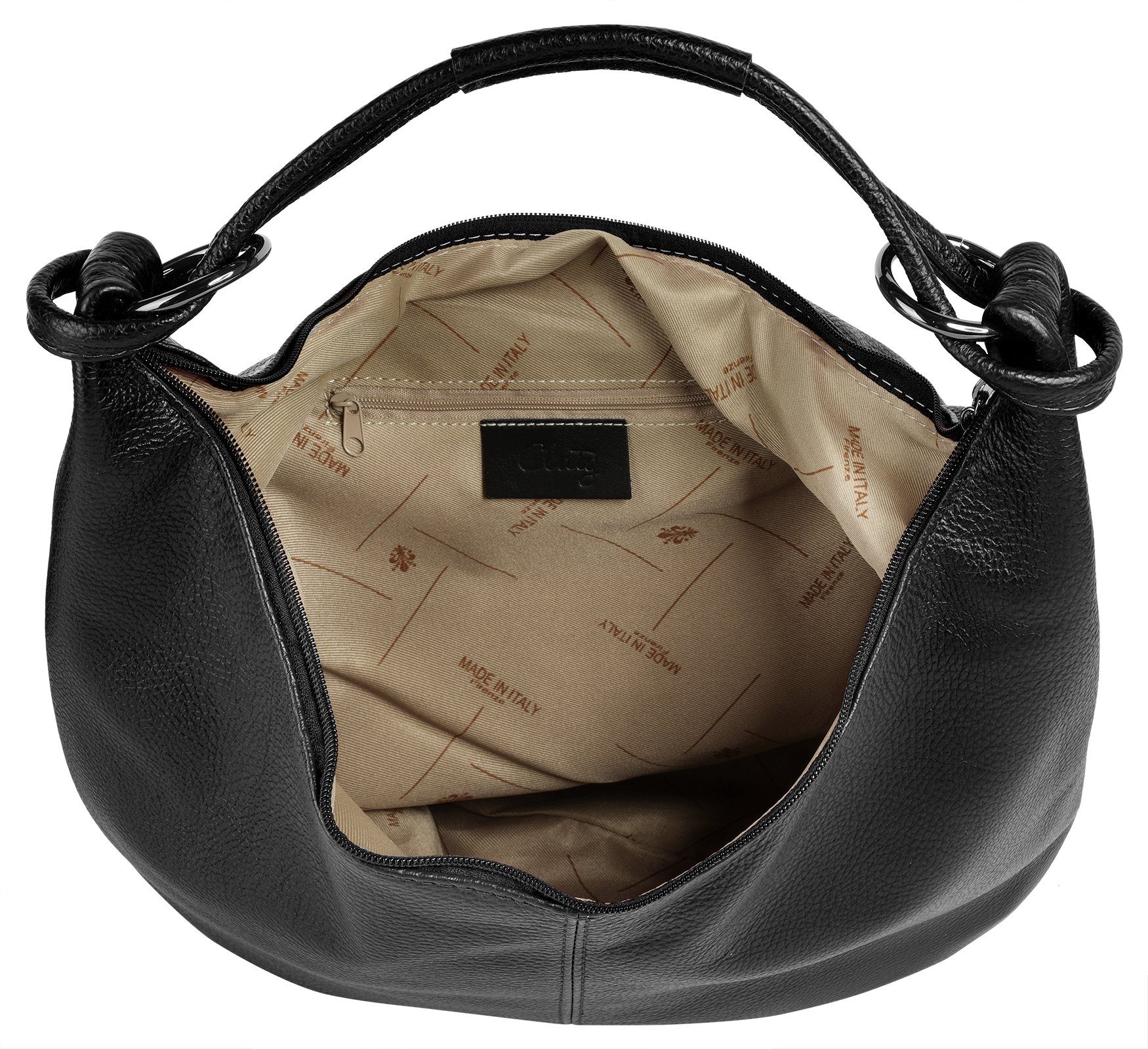Cluty Shopper echt leer, made in italy