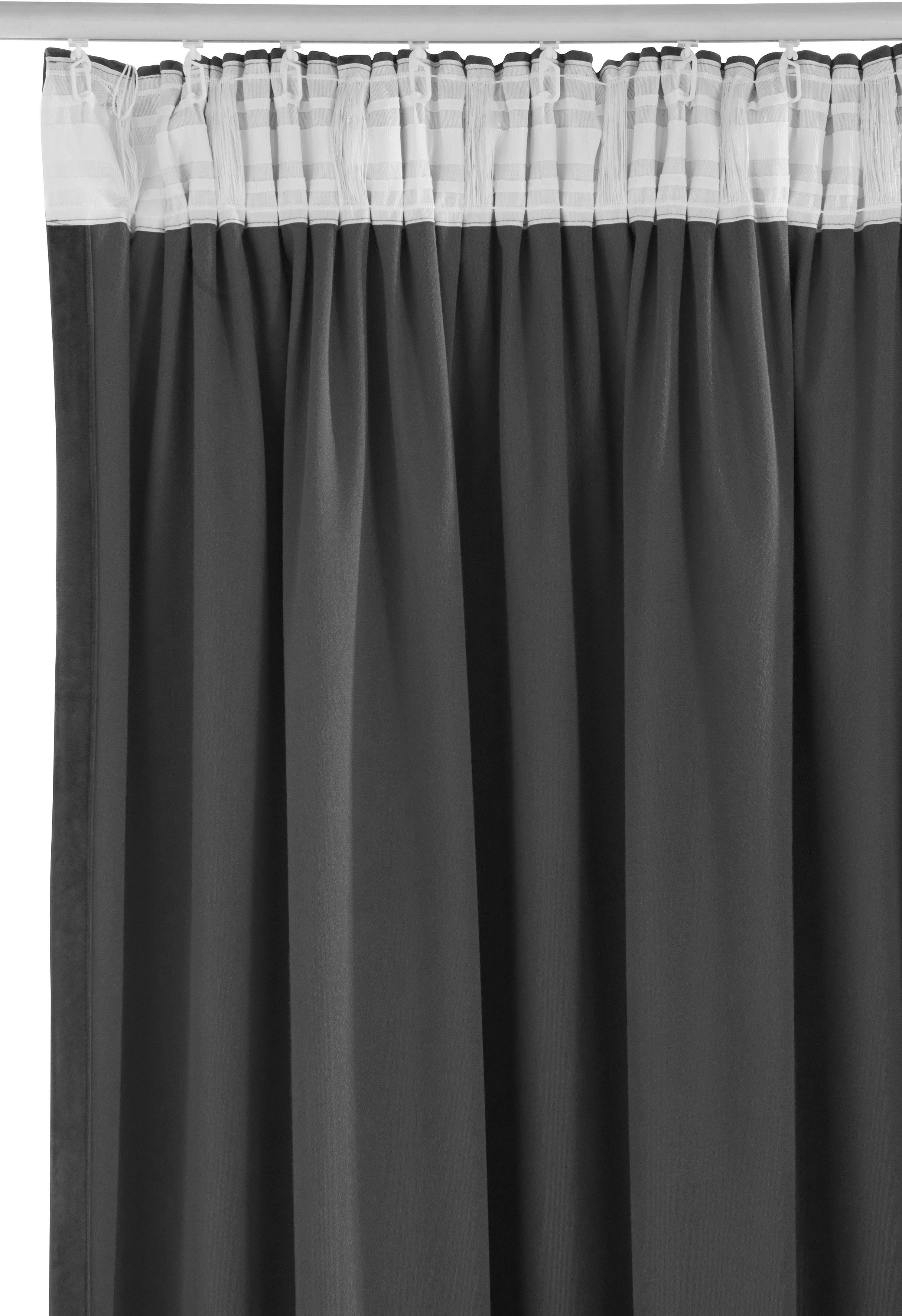 LeGer Home by Lena Gercke Gordijn Fluweel Ladina ondoorzichtig, geweven, verschillende maten, bestseller (1 stuk)