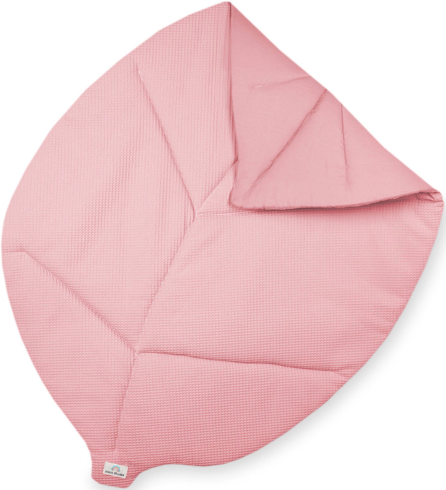 Zöllner Boxkleed Blad wafelpiqué, Blush