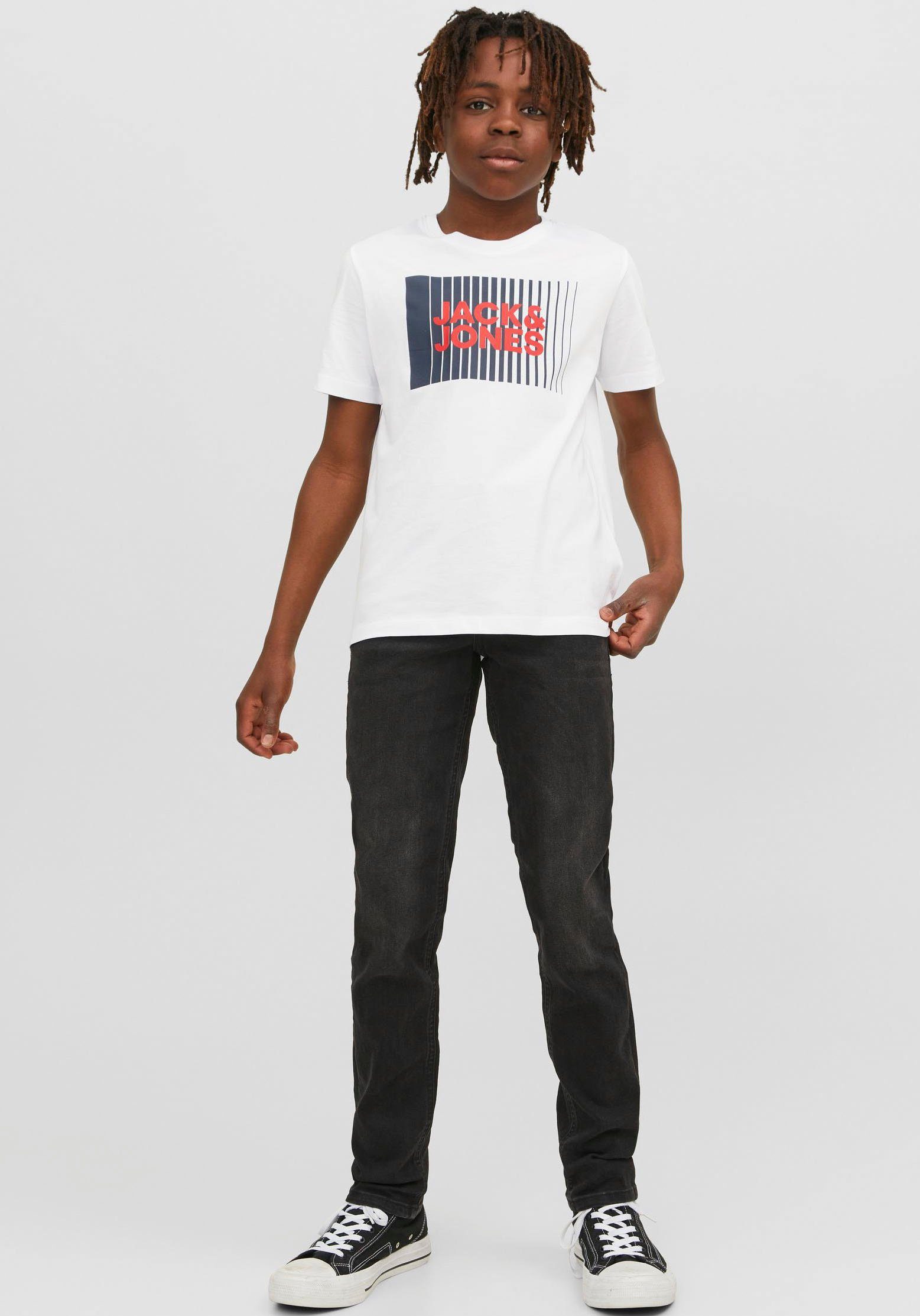 Jack & Jones Junior Shirt met korte mouwen JJECORP LOGO TEE PLAY SS O-NECK NOOS JNR