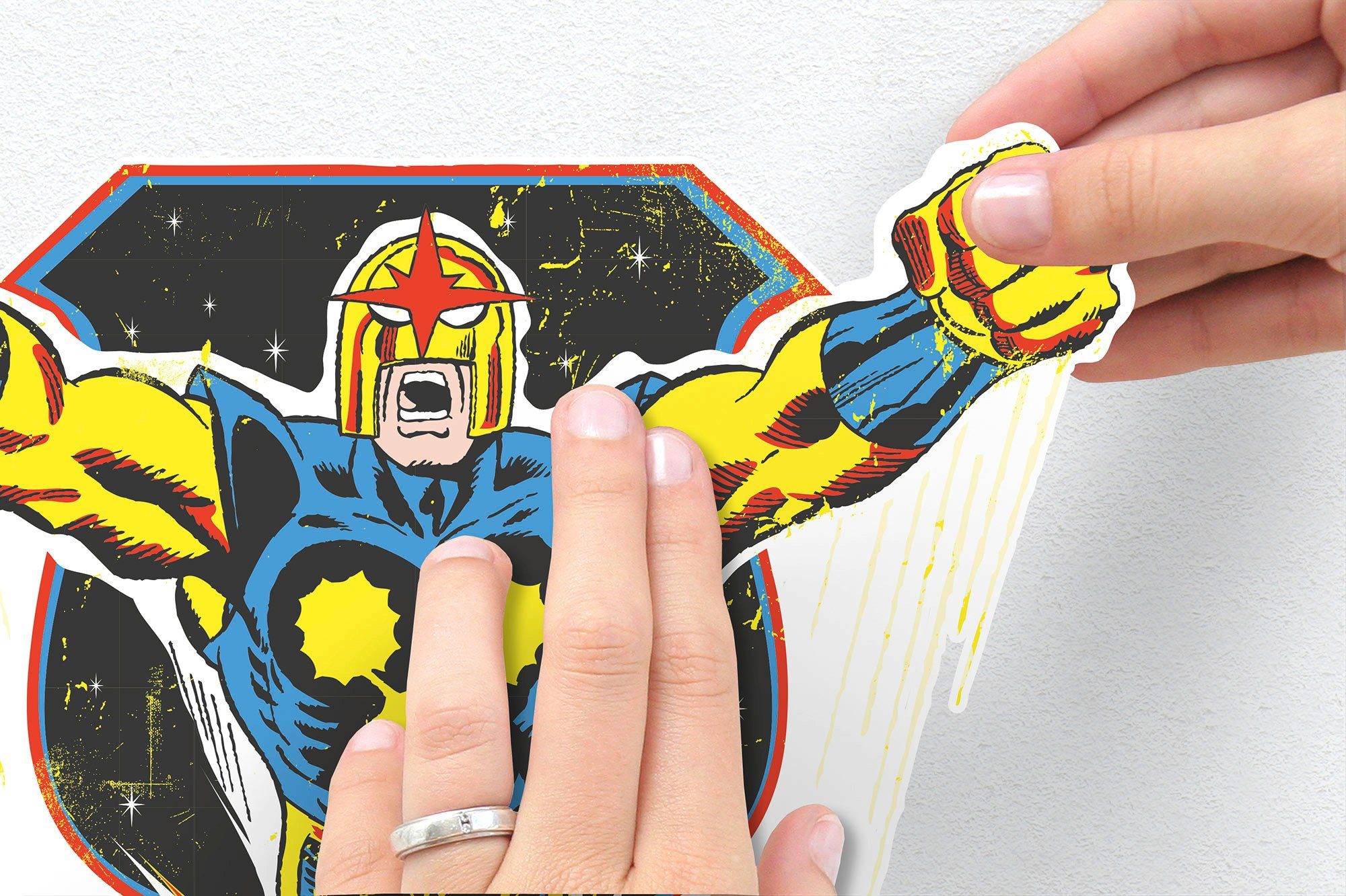 Komar Wandfolie Nova Comic Classic - afm. 50 x 70 cm zelfklevend, wandstickers, kinderkamer (1 stuk)
