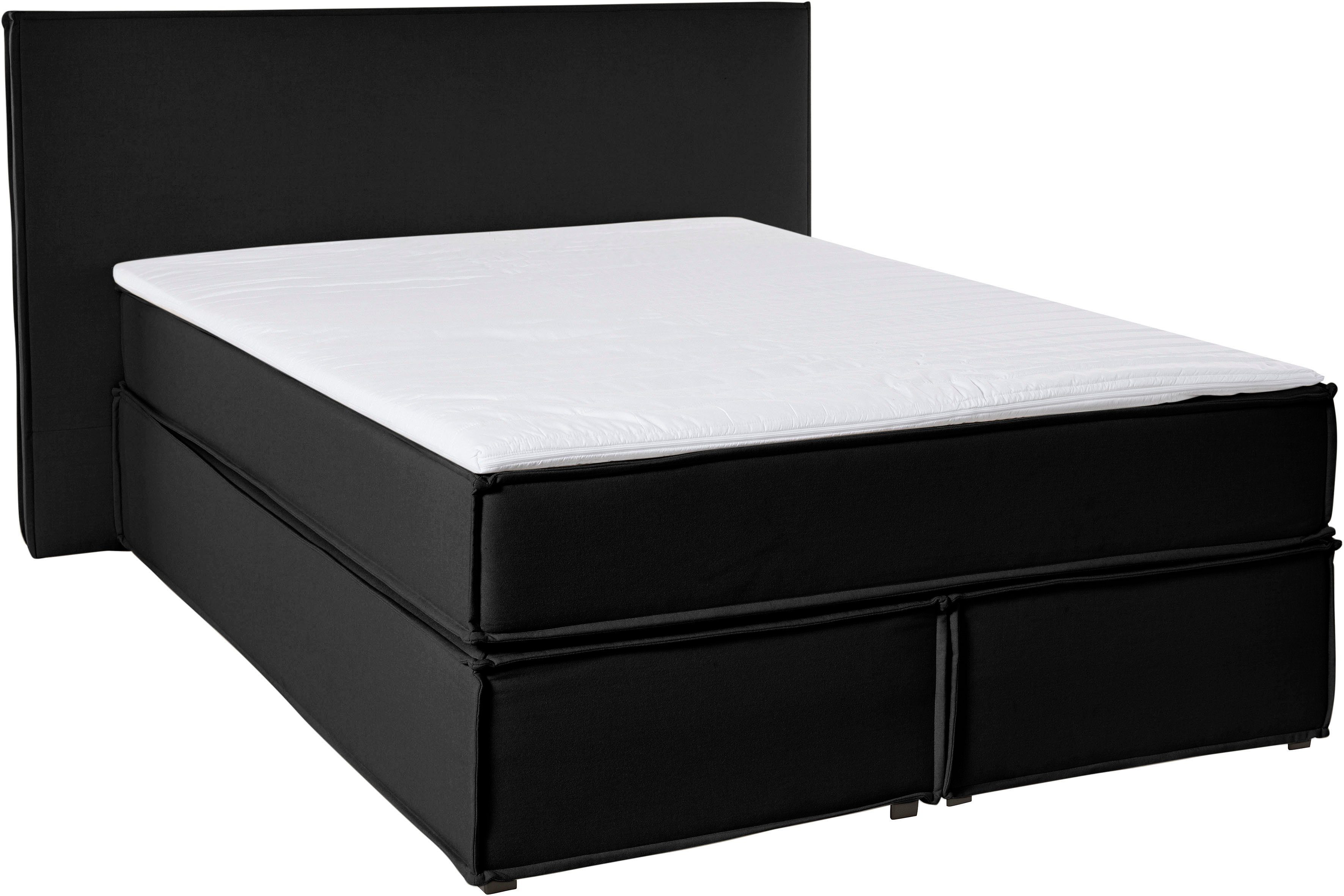 LeGer Home by Lena Gercke Boxspring Yuma incl. topmatras, in 4 breedten, 3 matrassoorten en elk 2 hardheden