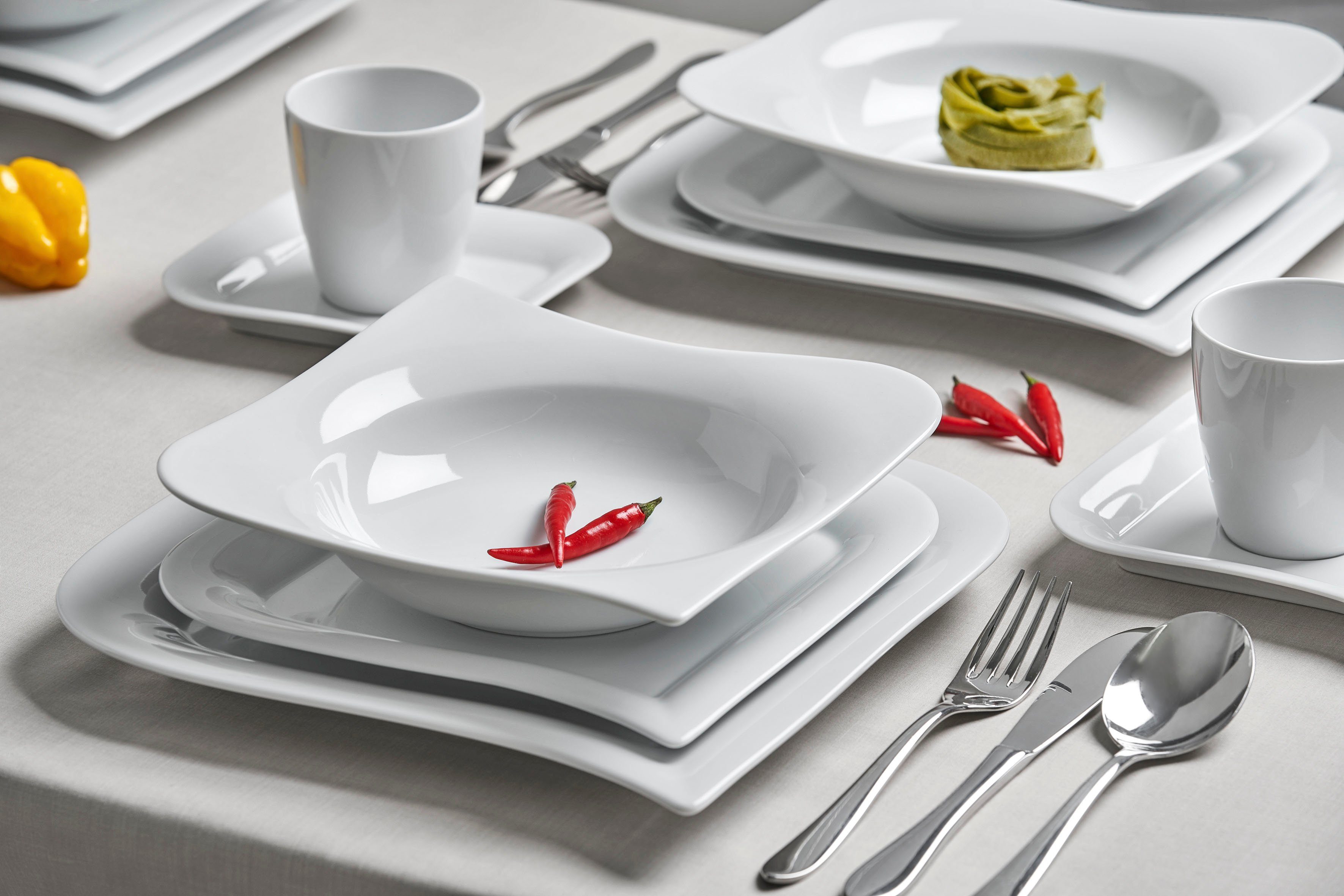van Well Combi-servies Serviesset, servies Opera (set, 30-delig)