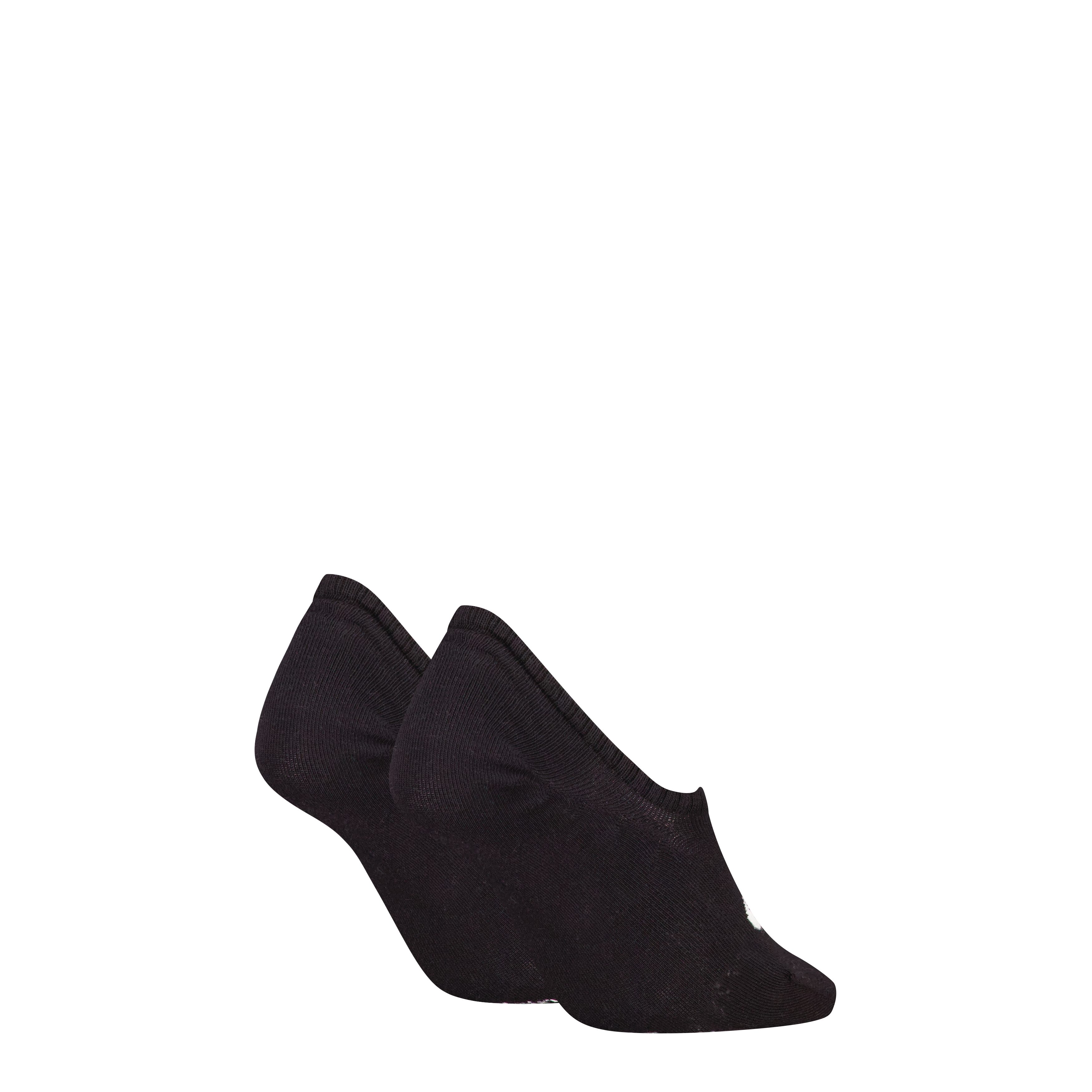 Calvin Klein Jeans Enkelsokken CKJ WOMEN FOOTIE HIGH CUT 2P MONOGRAM Met grote logoborduring aan de voorkant (2 paar)