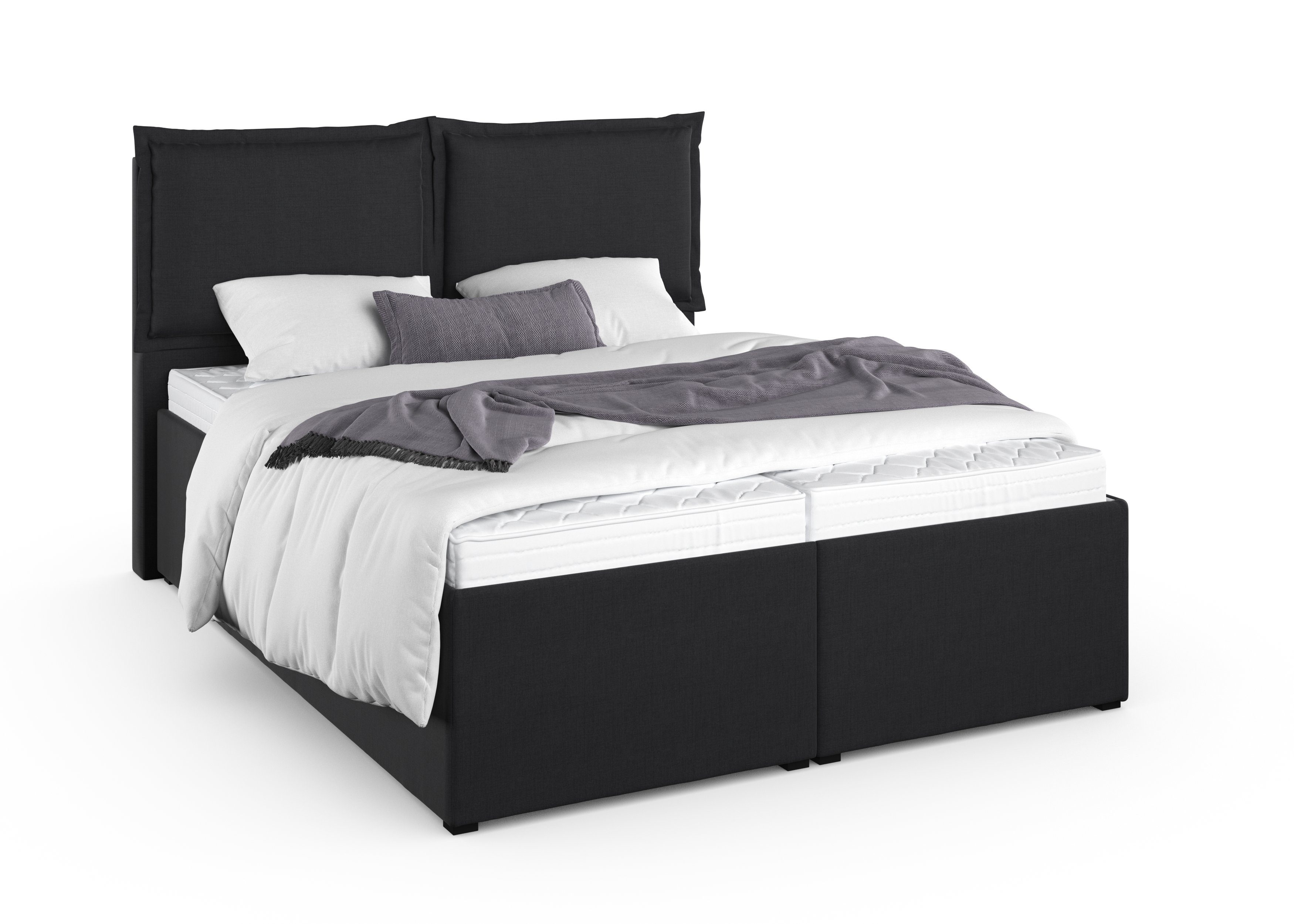 Maintal Gestoffeerd bed Lyara naar keuze zonder matras of kies uit 3 matrassoorten