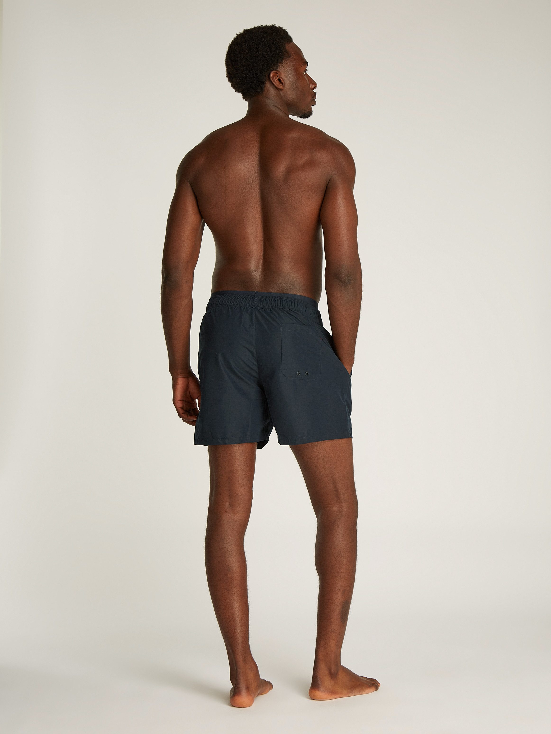 Tommy Hilfiger Swimwear Zwemshort MEDIUM DRAWSTRING DW met bindband, met logo-opdruk