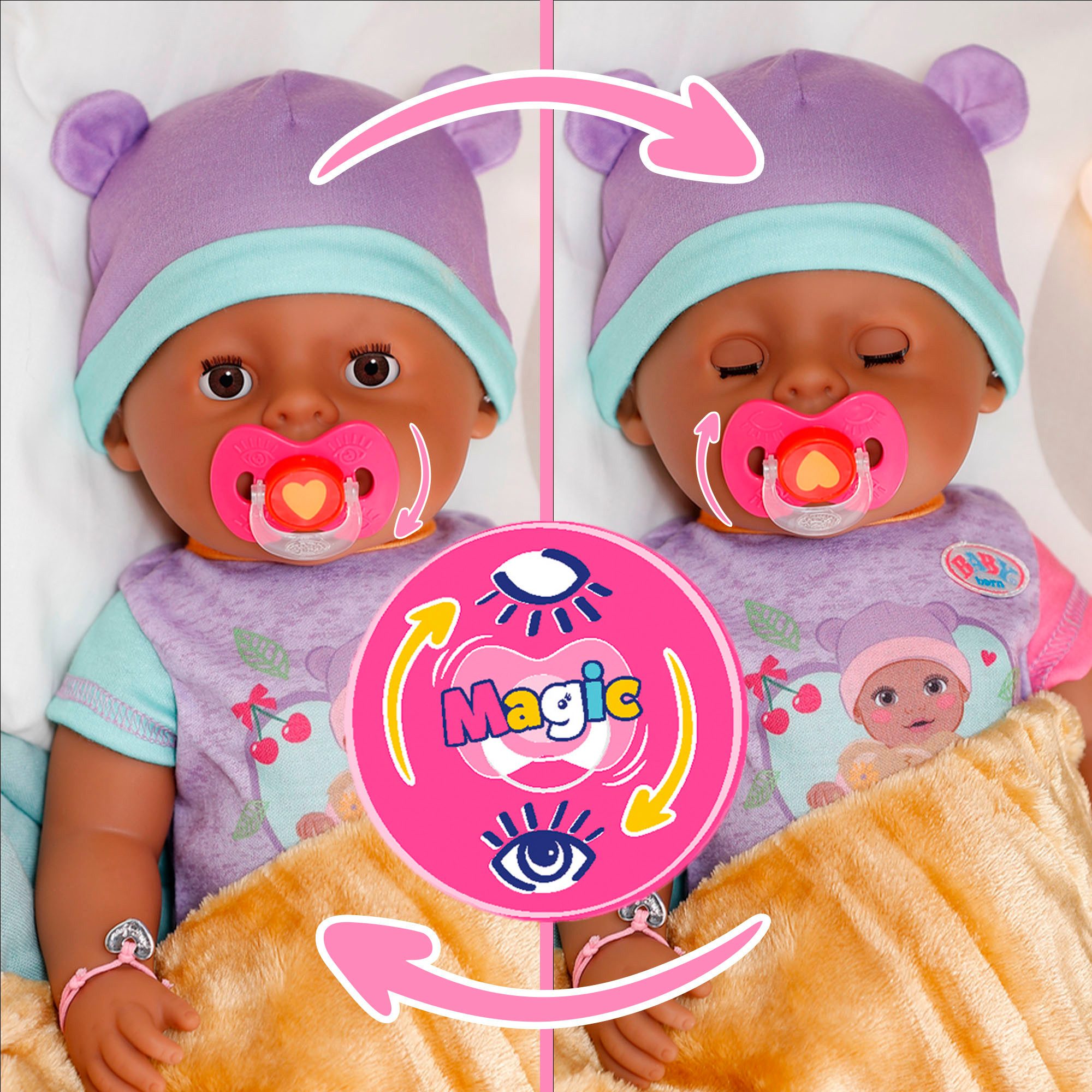 Baby Born Babypop Eva, 43 cm (set, 11-delig)