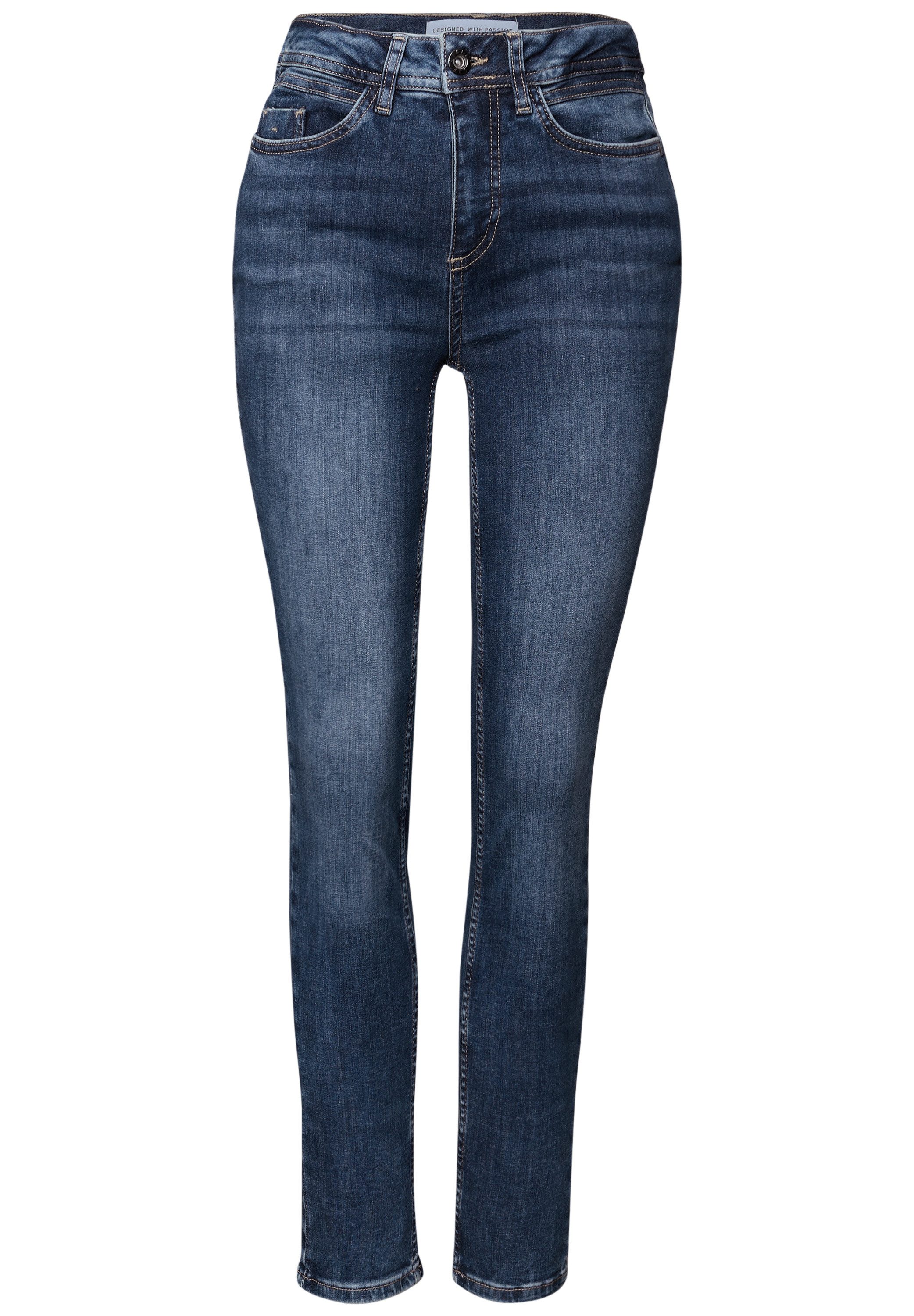 STREET ONE Slim fit jeans Style York met stretch