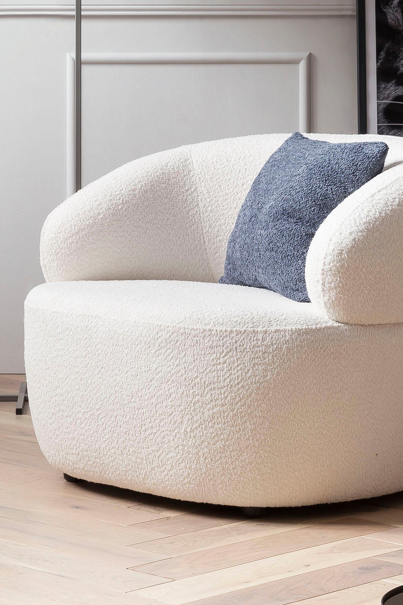 SalesFever Cocktailfauteuil Bekleding in bouclé-look