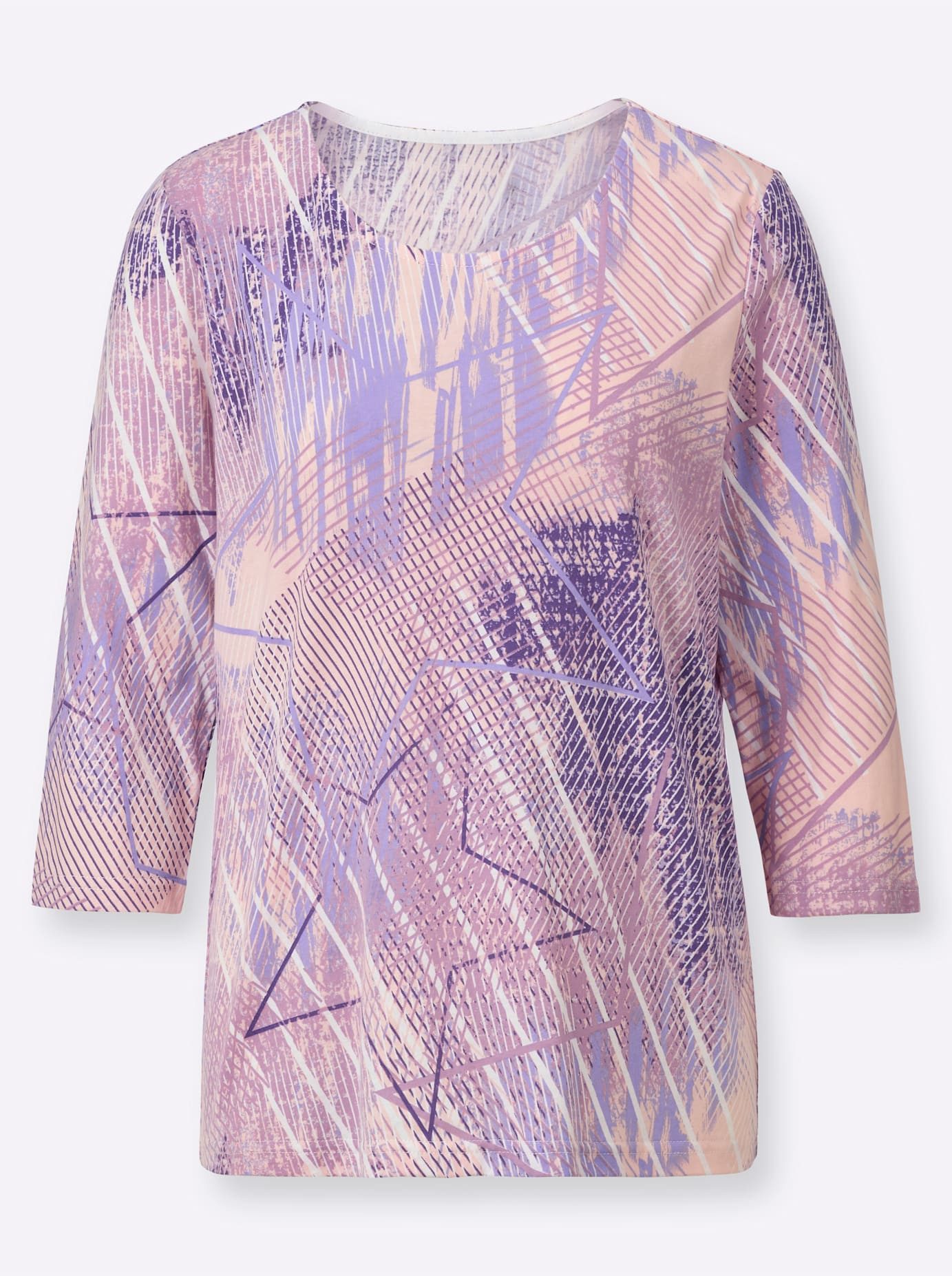 Classic Basics Shirt met 3/4 mouwen Shirt met ronde hals (1-delig)