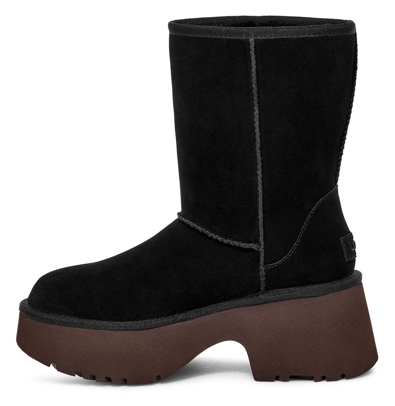 UGG Instaplaarzen CLASSIC SHORT NEW HEIGHTS , plateau laarzen, winterlaarzen, boots met binnenrits