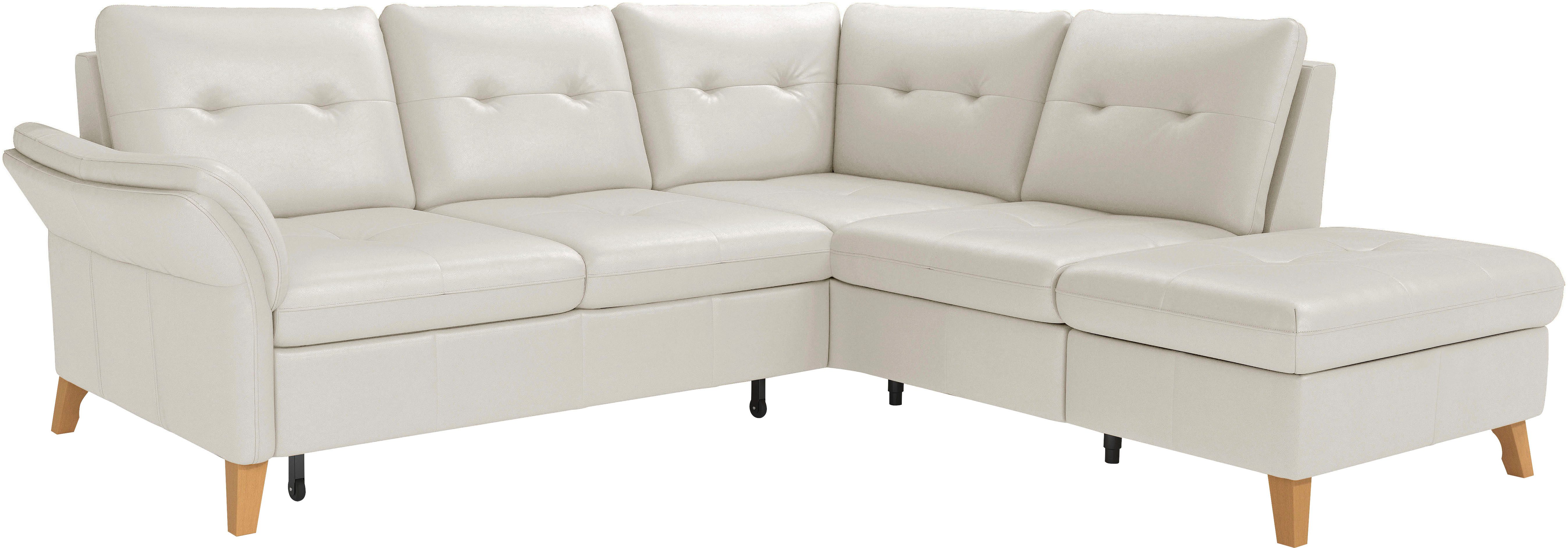 sit&more Hoekbank Göteborg inclusief zitdiepteverstelling, optioneel met bedfunctie & bedlade
