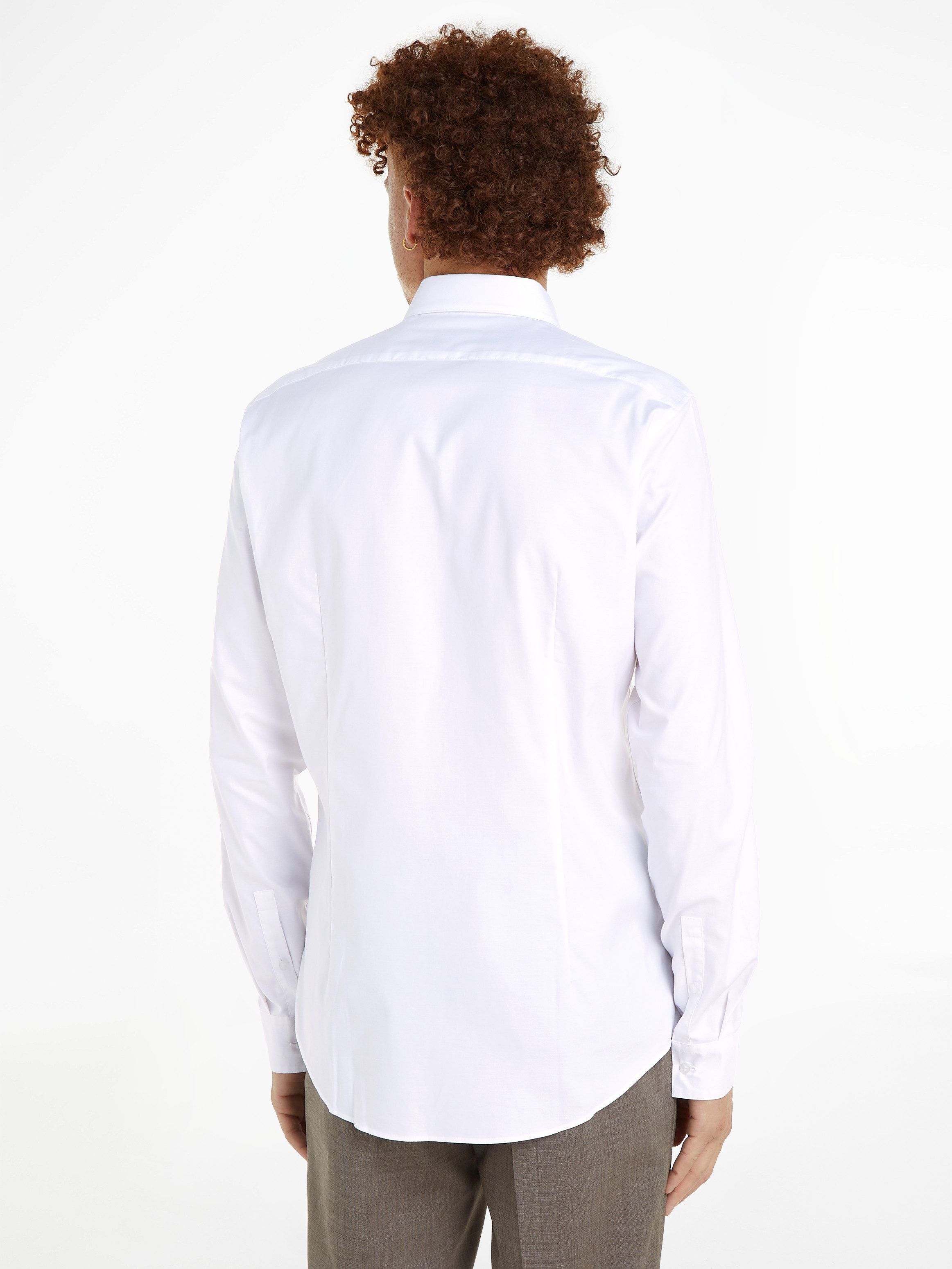 Calvin Klein Overhemd met lange mouwen OXFORD SOLID SLIM SHIRT