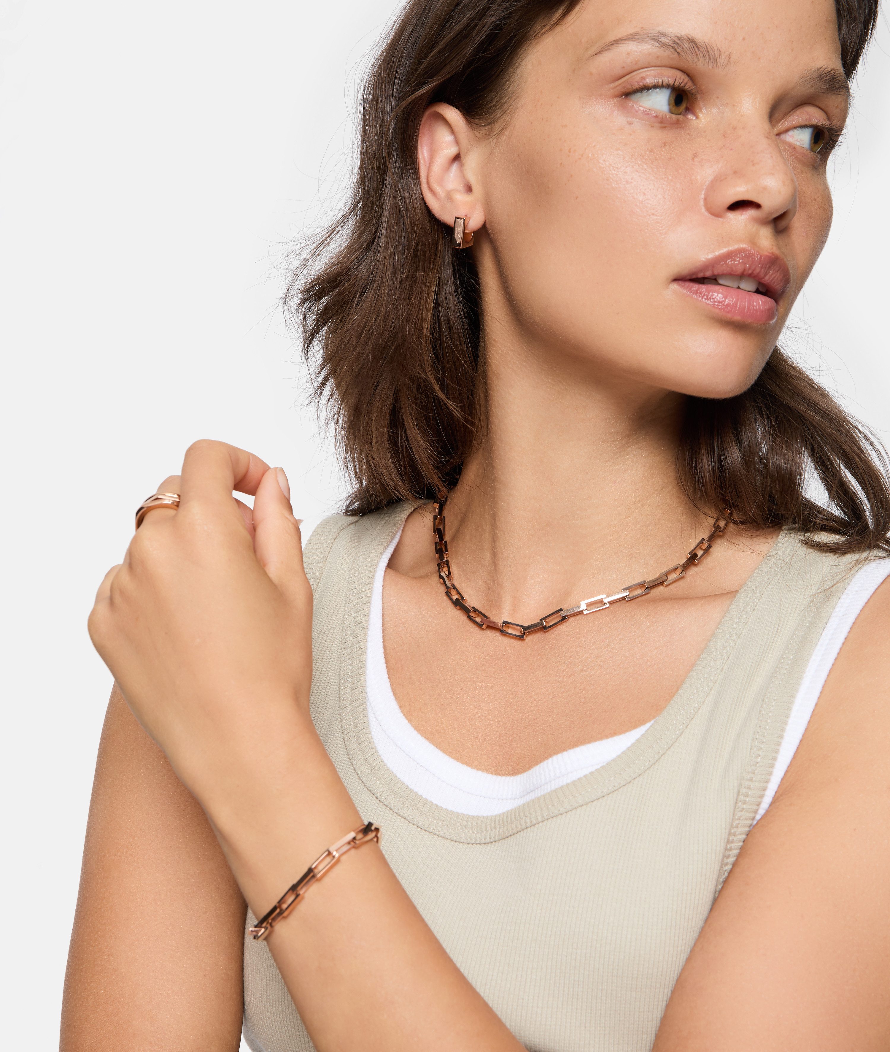 Liebeskind Berlin Ringenset Sieraden cadeau roestvrijstalen ring Urban Chic (set, 3-delig)