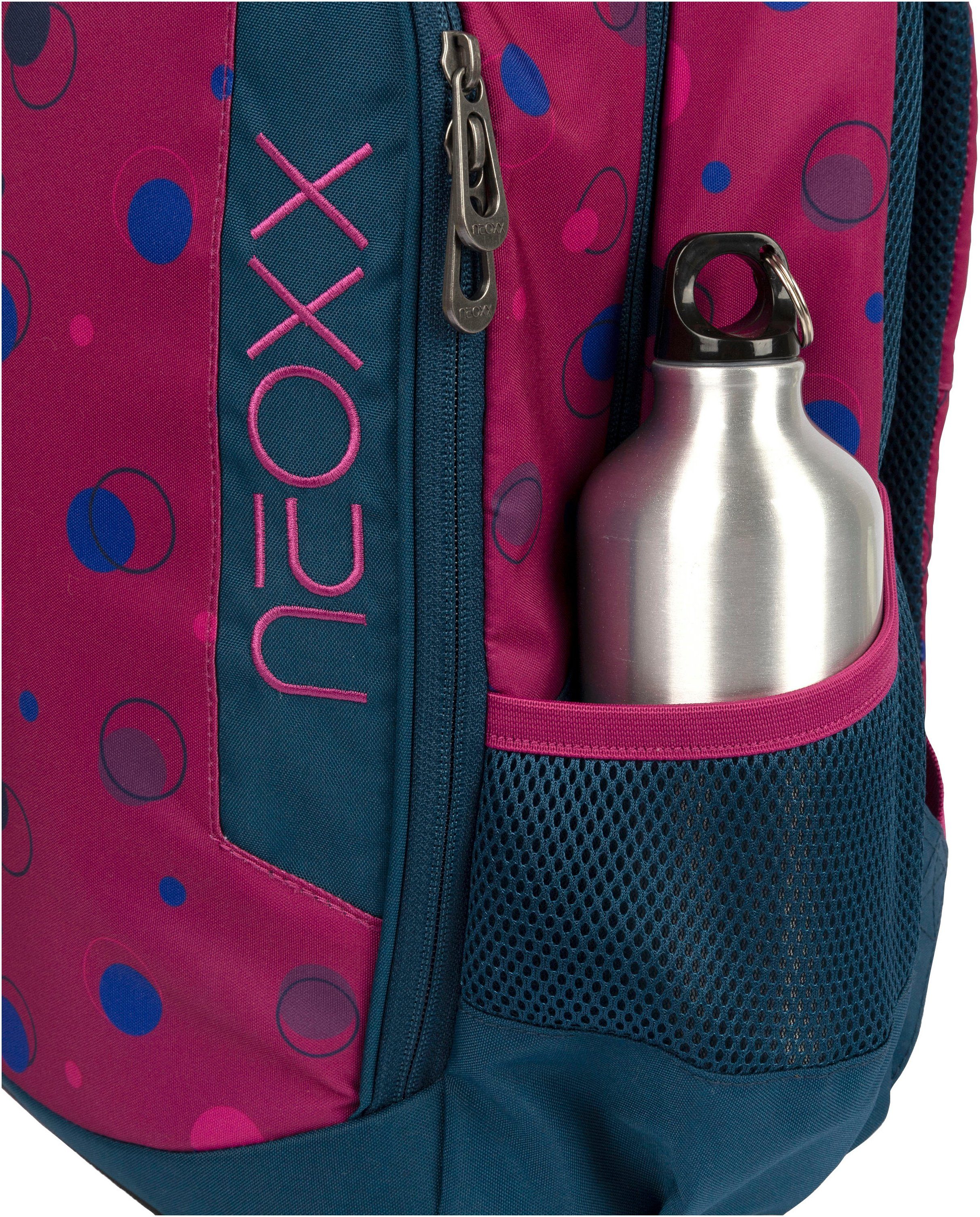 neoxx Schoolrugzak Flow, Bubble me around gedeeltelijk van gerecycled materiaal