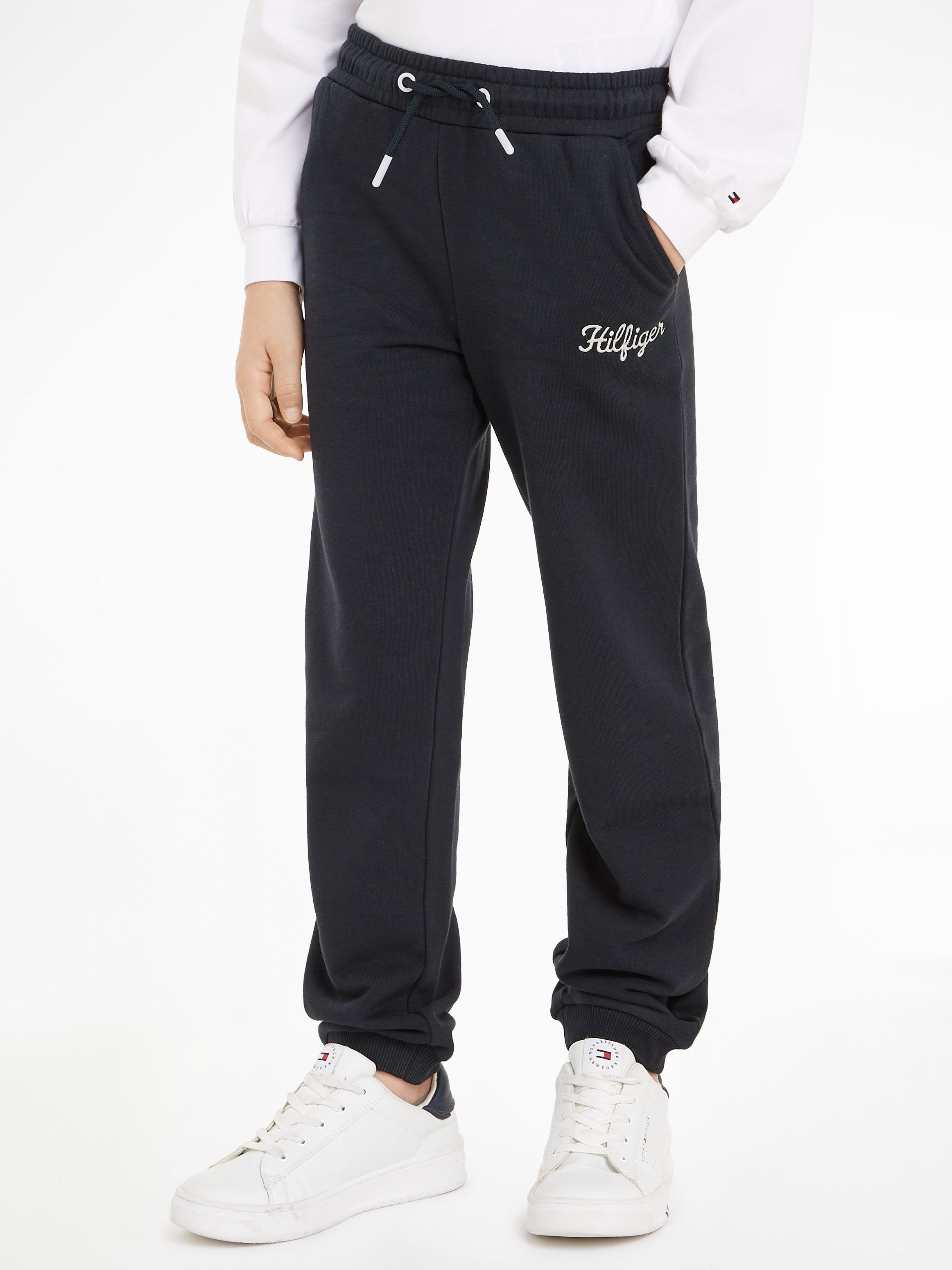 Tommy Hilfiger Sweatbroek HILFIGER NY EMB TERRY SWEATPANT Kinderen tot 16 jaar met logostiksel