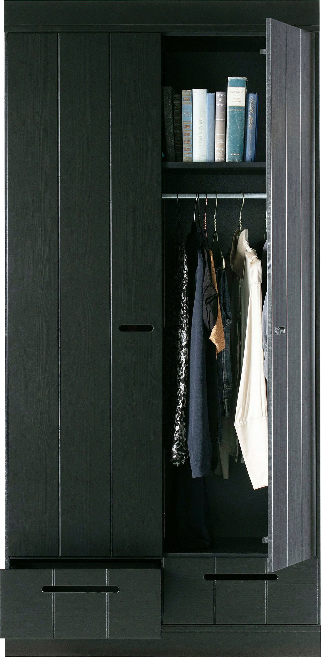 WOOOD Kledingkast Connect met kledingstang, breedte 94 cm x hoogte 195 cm