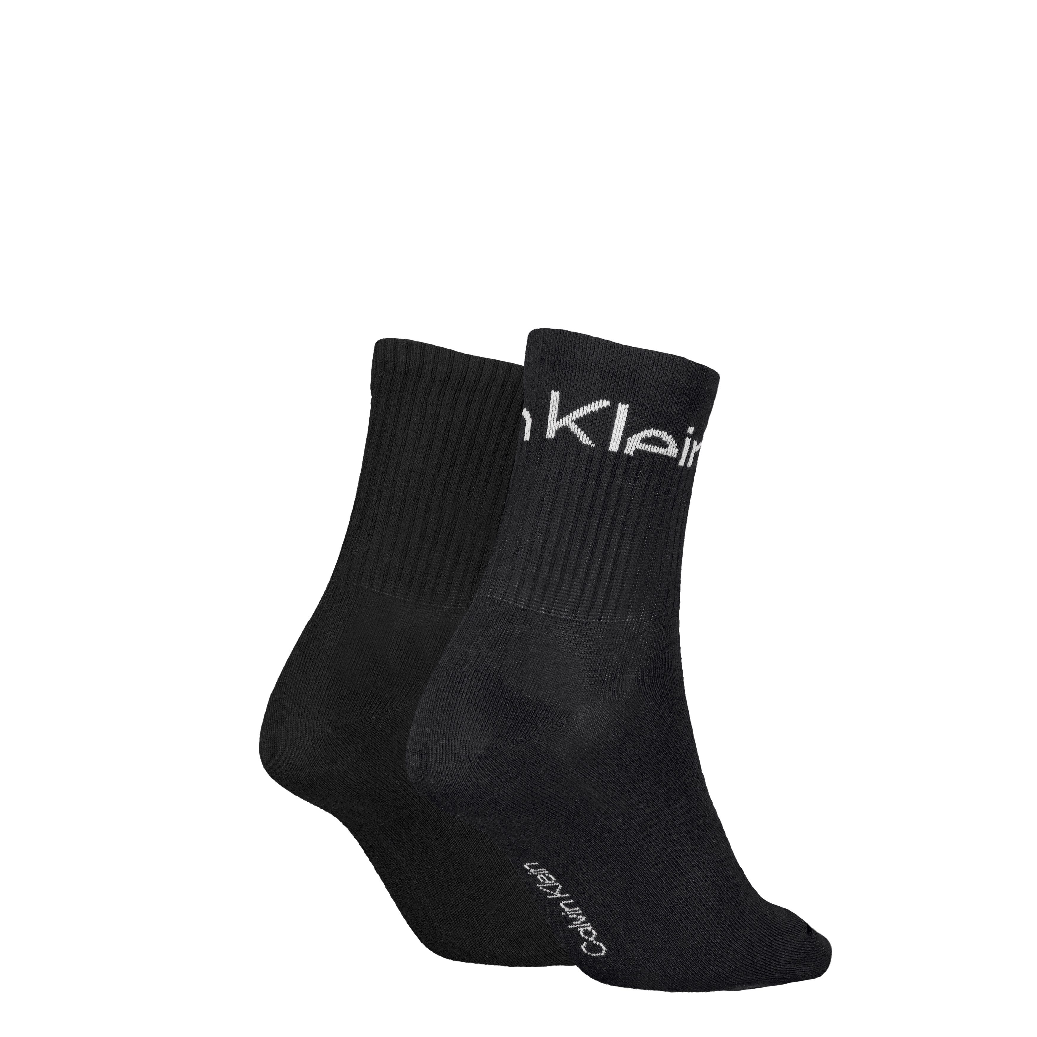 Calvin Klein Jeans Sokken CKJ WOMEN SHORT SOCK 2P CUT LOGO (Set van 2)